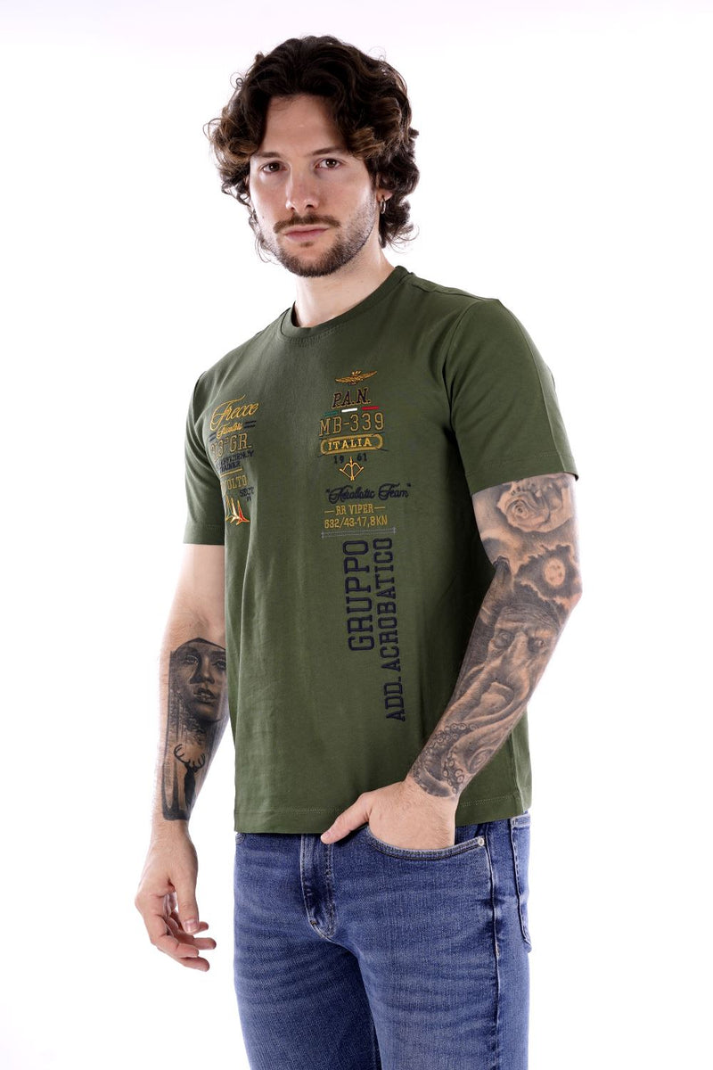 AERONAUTICA MILITARE Aeronautica Militare T-shirt Verde Da Uomo