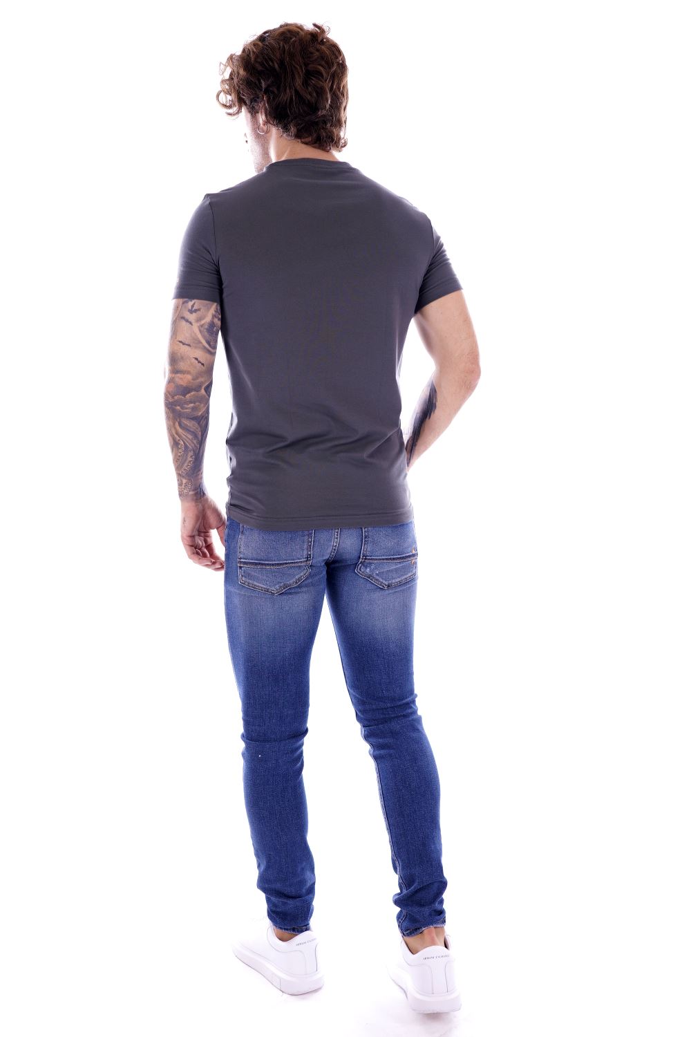 Dsquared2 T-shirt Grigia Da Uomo
