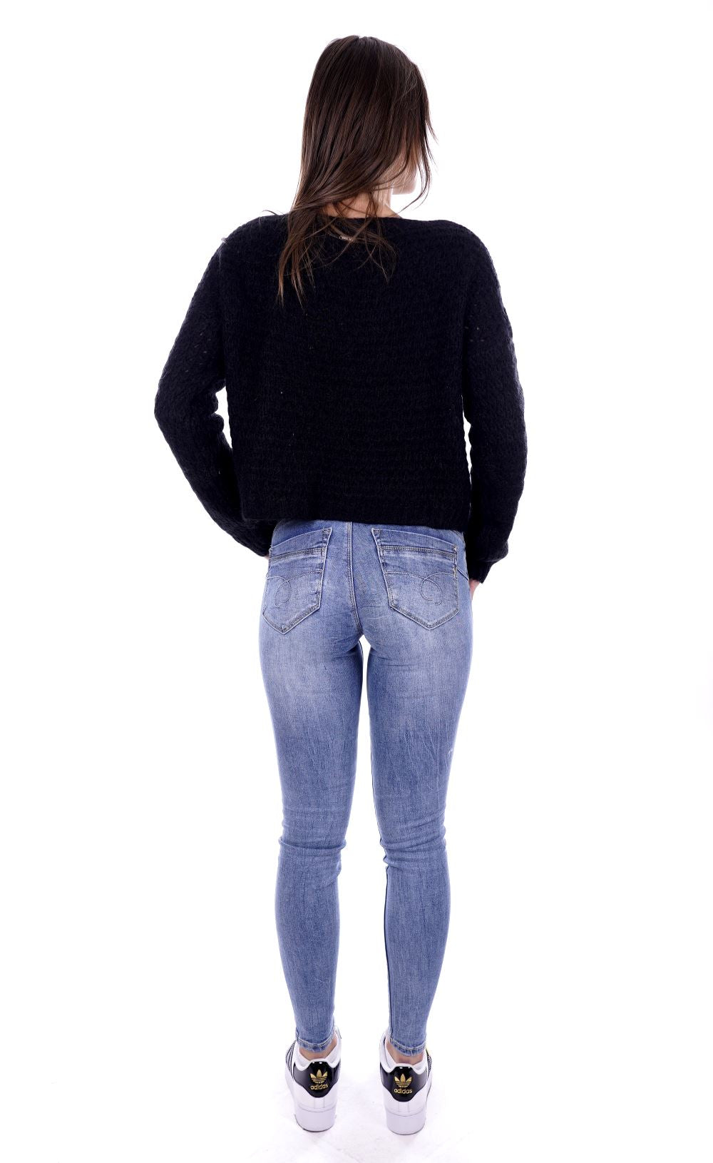 Hanny Deep Maglione Nero Da Donna