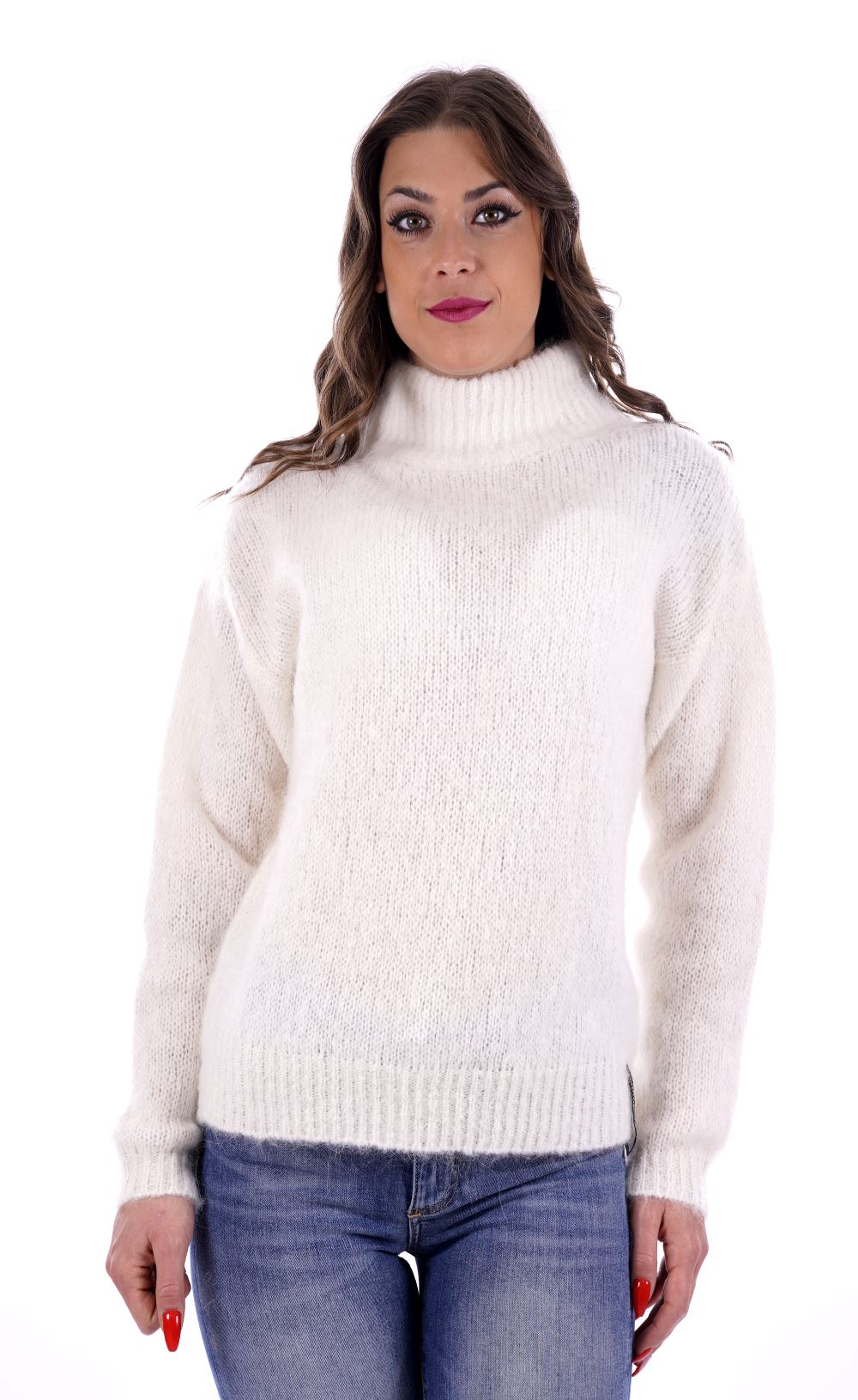 Hinnominate Maglione Bianco Da Donna