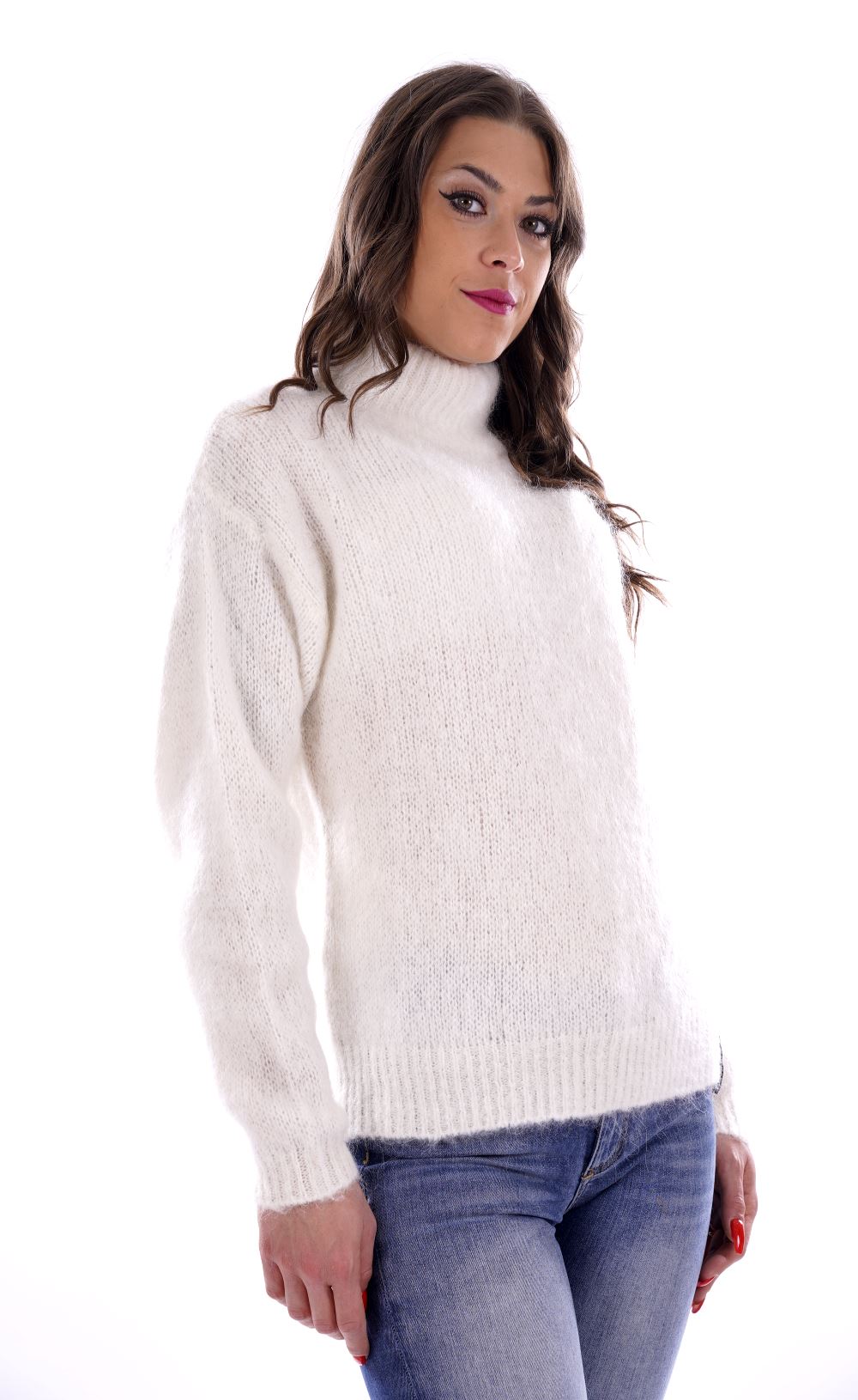 Hinnominate Maglione Bianco Da Donna