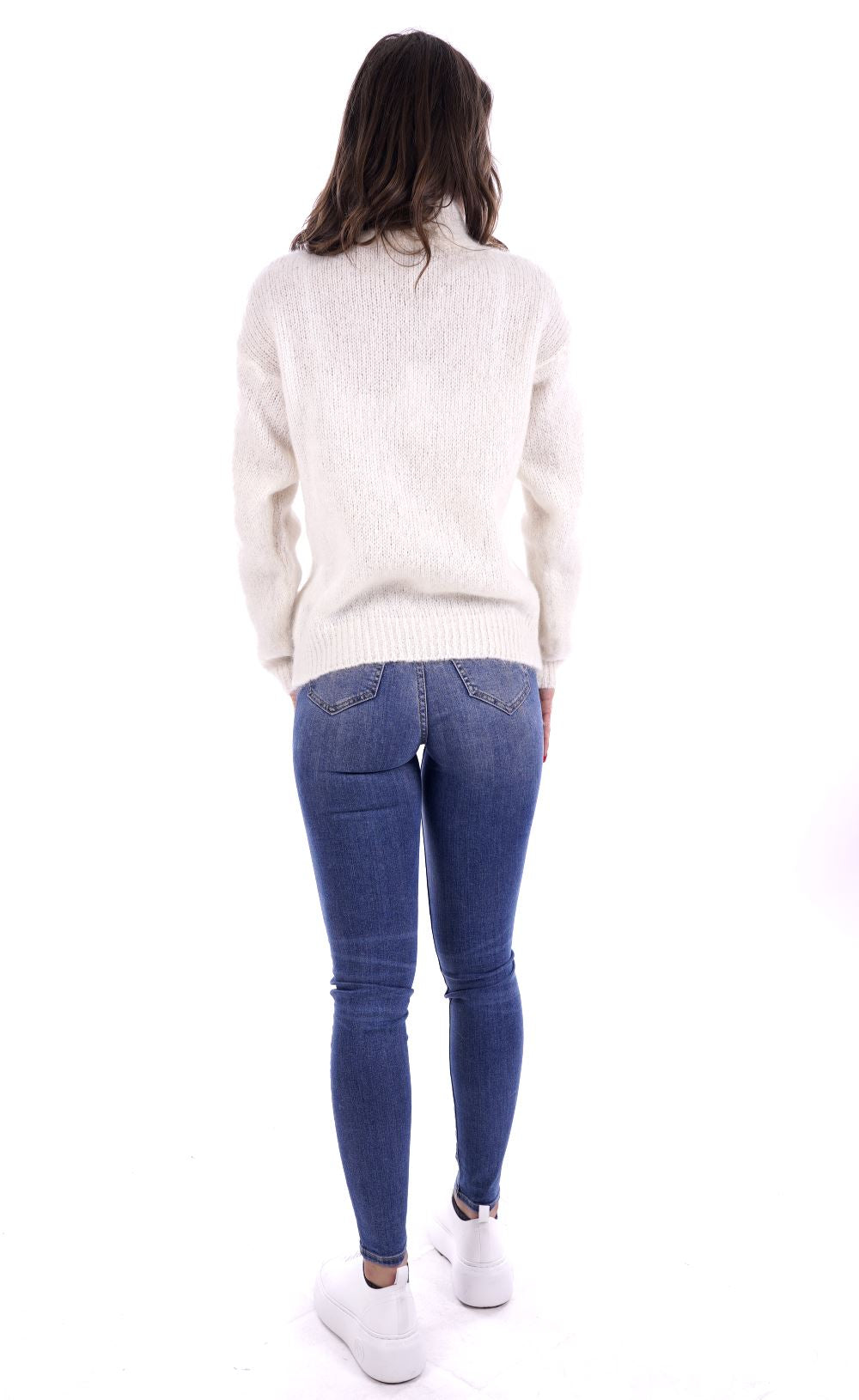 Hinnominate Maglione Bianco Da Donna