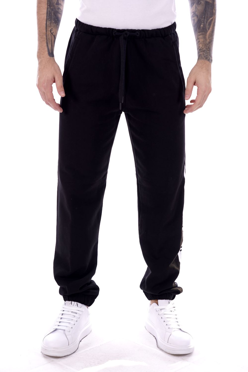 Cavalli Pantalone Nero Da Uomo
