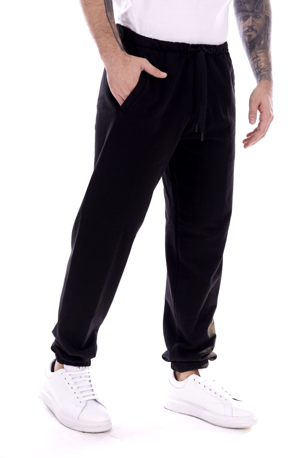 Cavalli Pantalone Nero Da Uomo