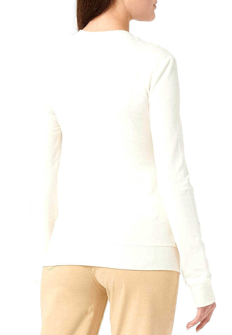 Moschino Felpa Bianca Da Donna