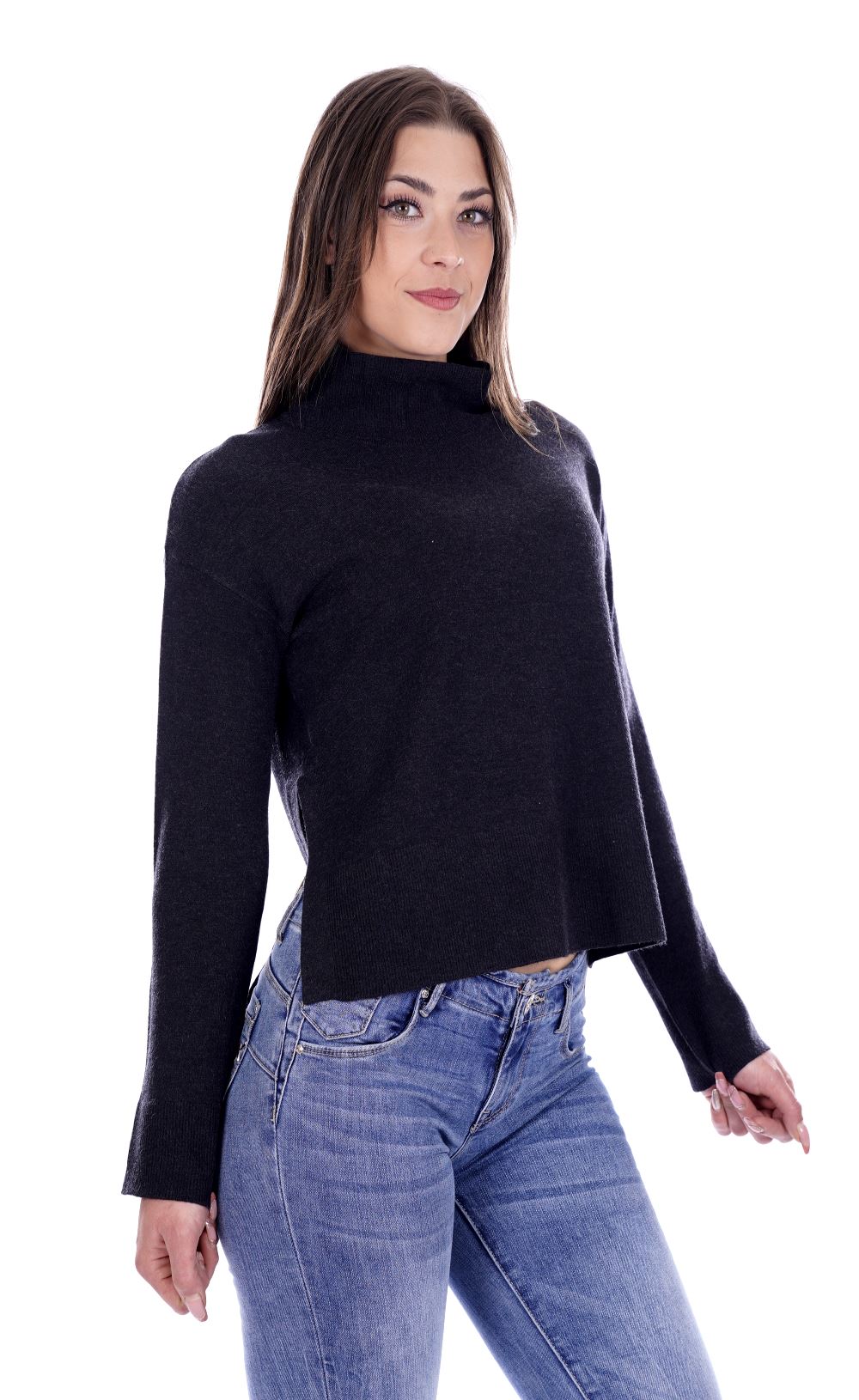 Mark Up Maglione Nero Da Donna