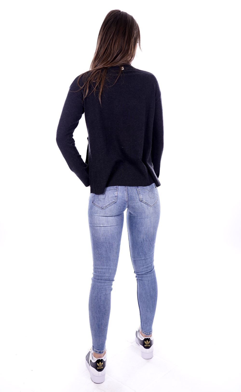 Mark Up Maglione Nero Da Donna
