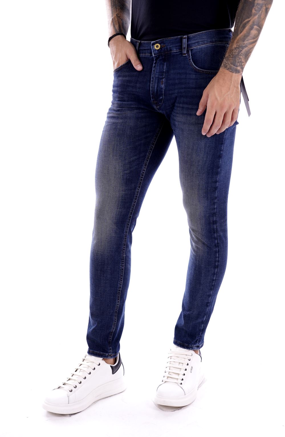 Solid Pantalone Jeans Da Uomo