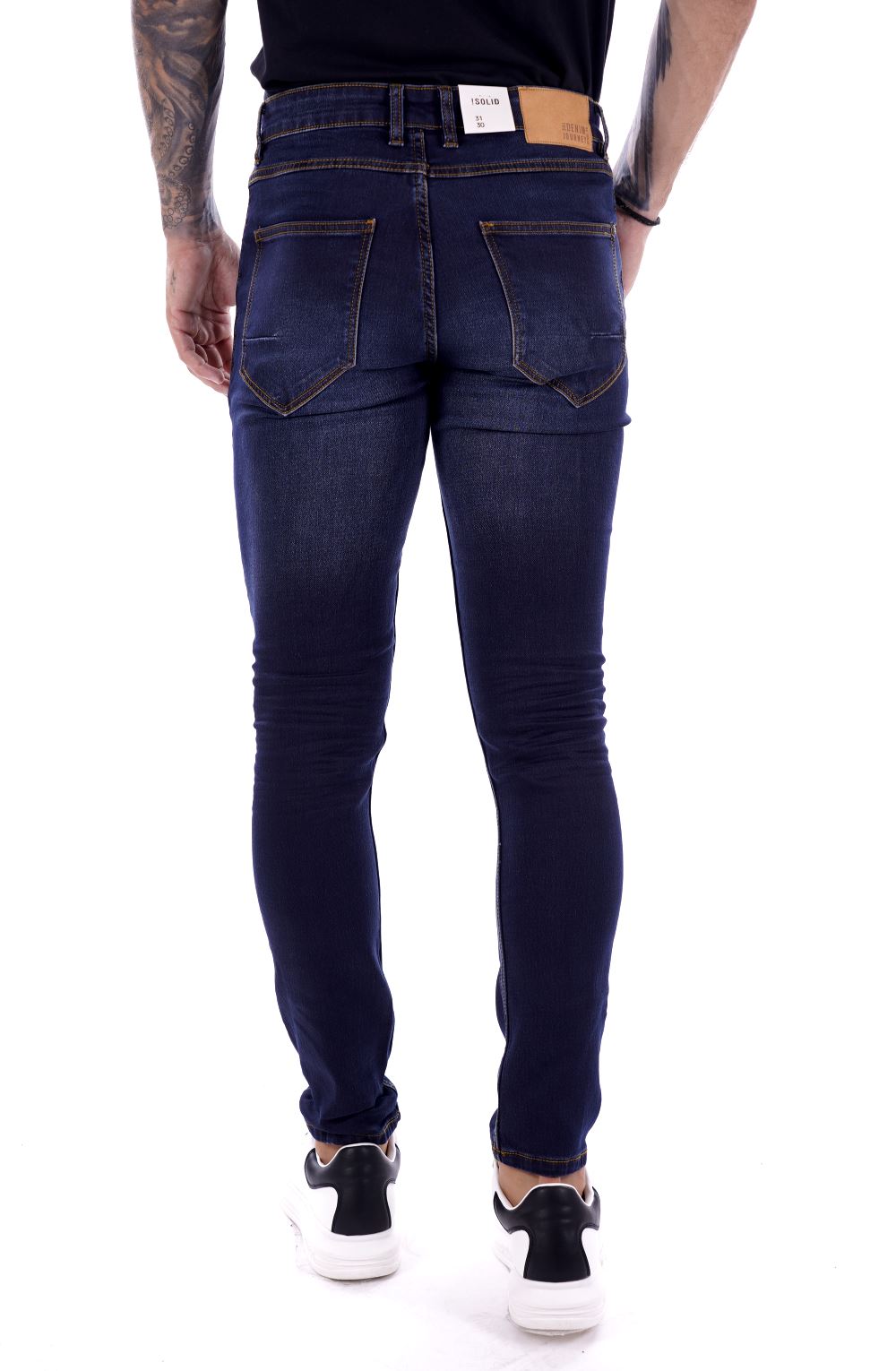 Solid Pantalone Jeans Da Uomo