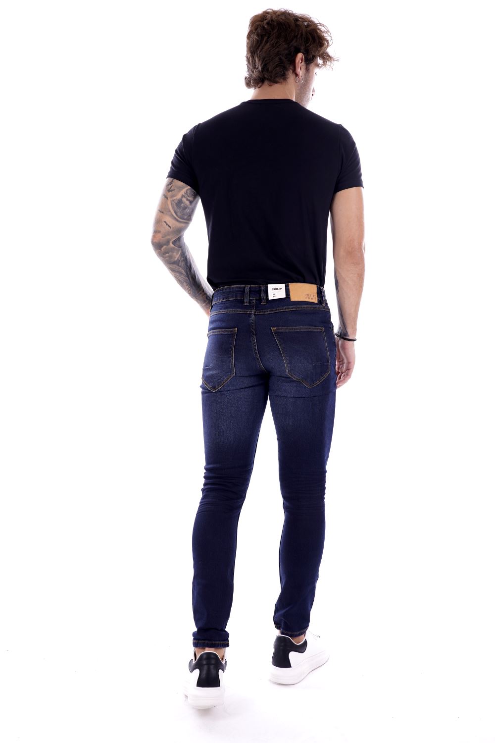 Solid Pantalone Jeans Da Uomo