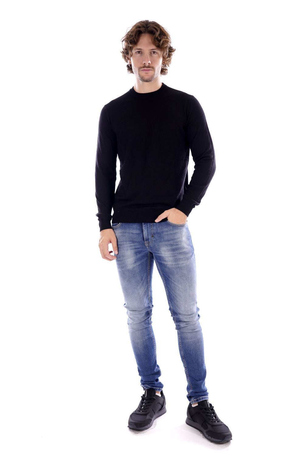 Antony Morato Maglione Nero Da Uomo
