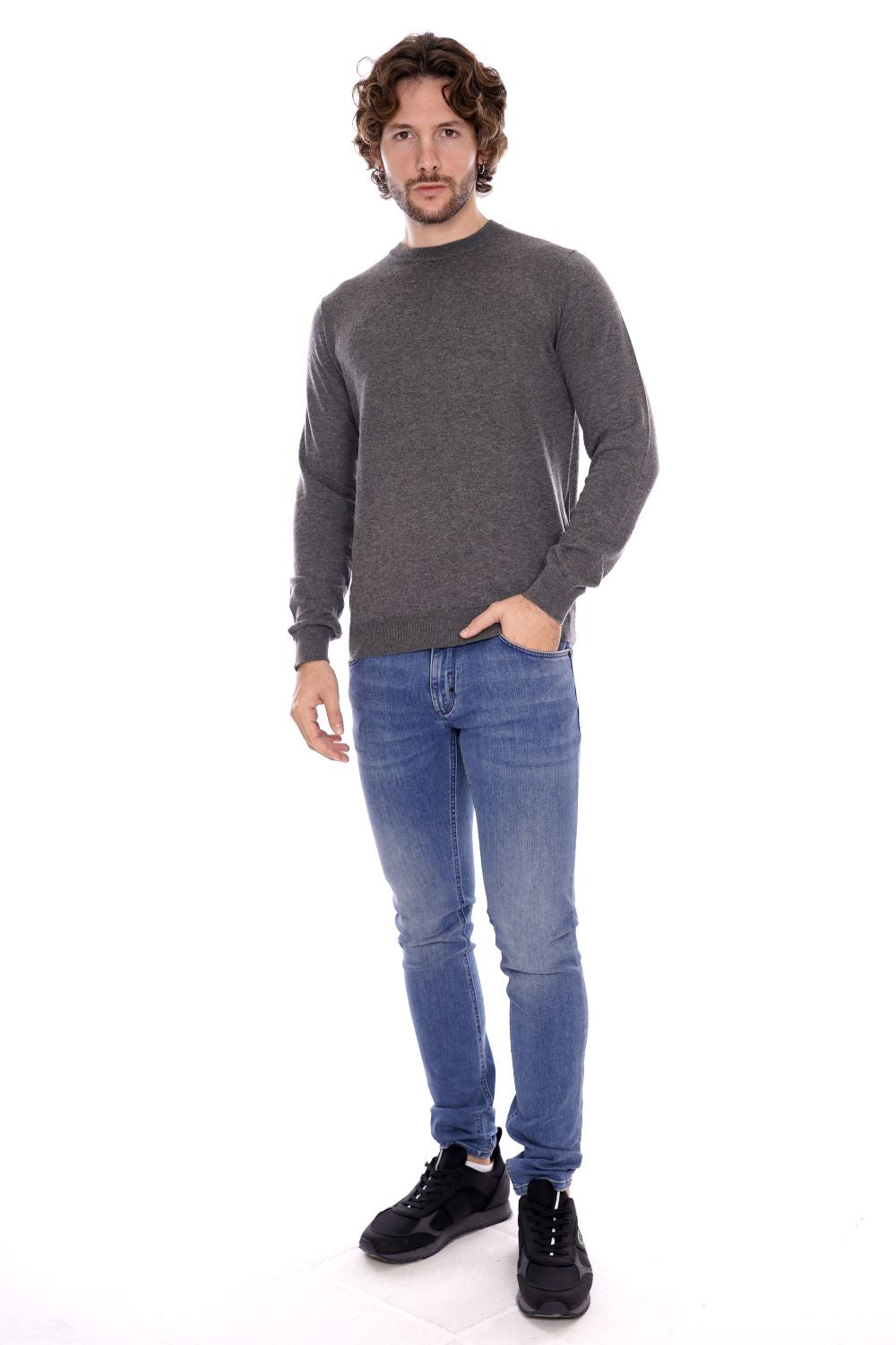 Antony Morato Maglione Grigio Da Uomo