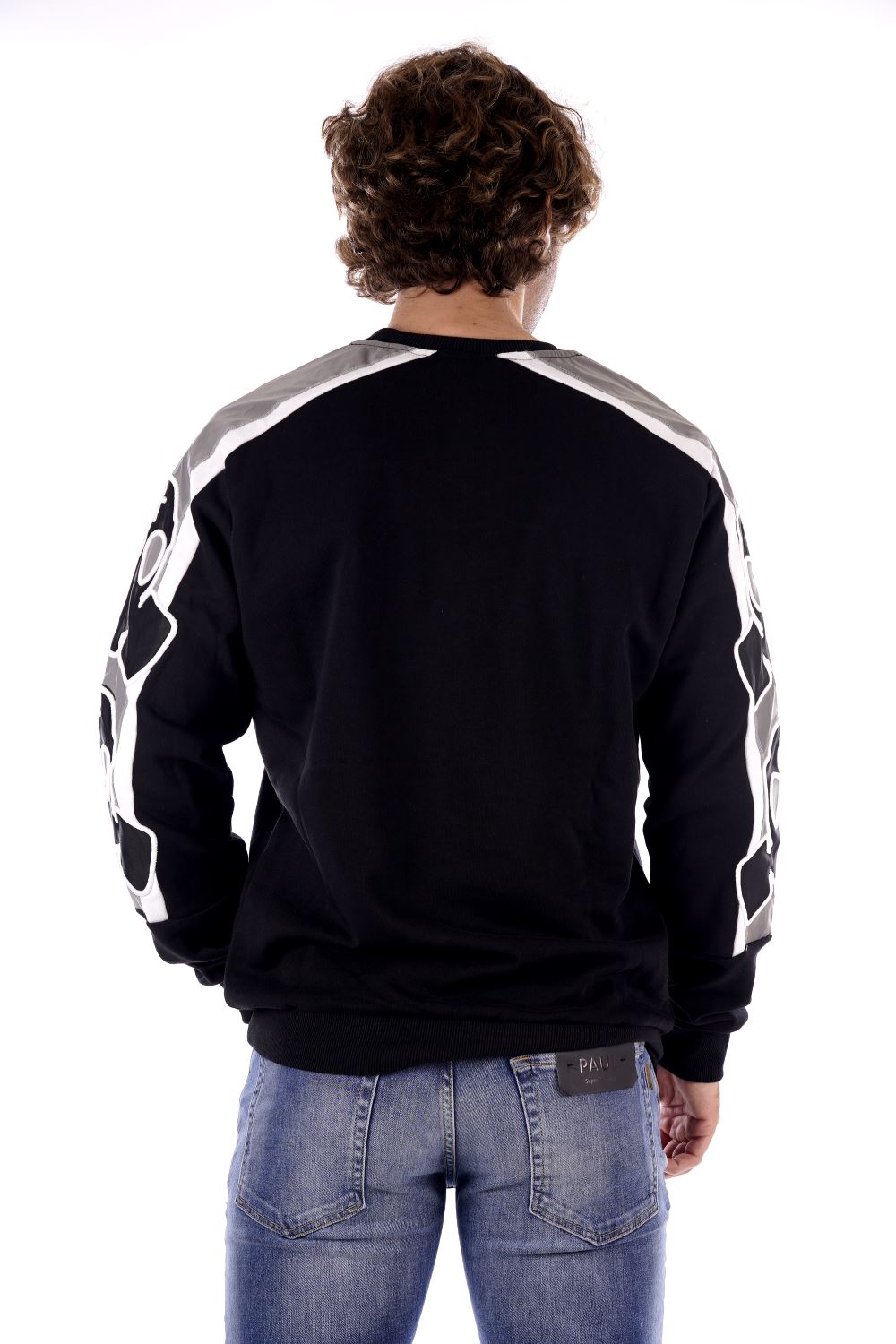 But Not Felpa Nera Da Uomo