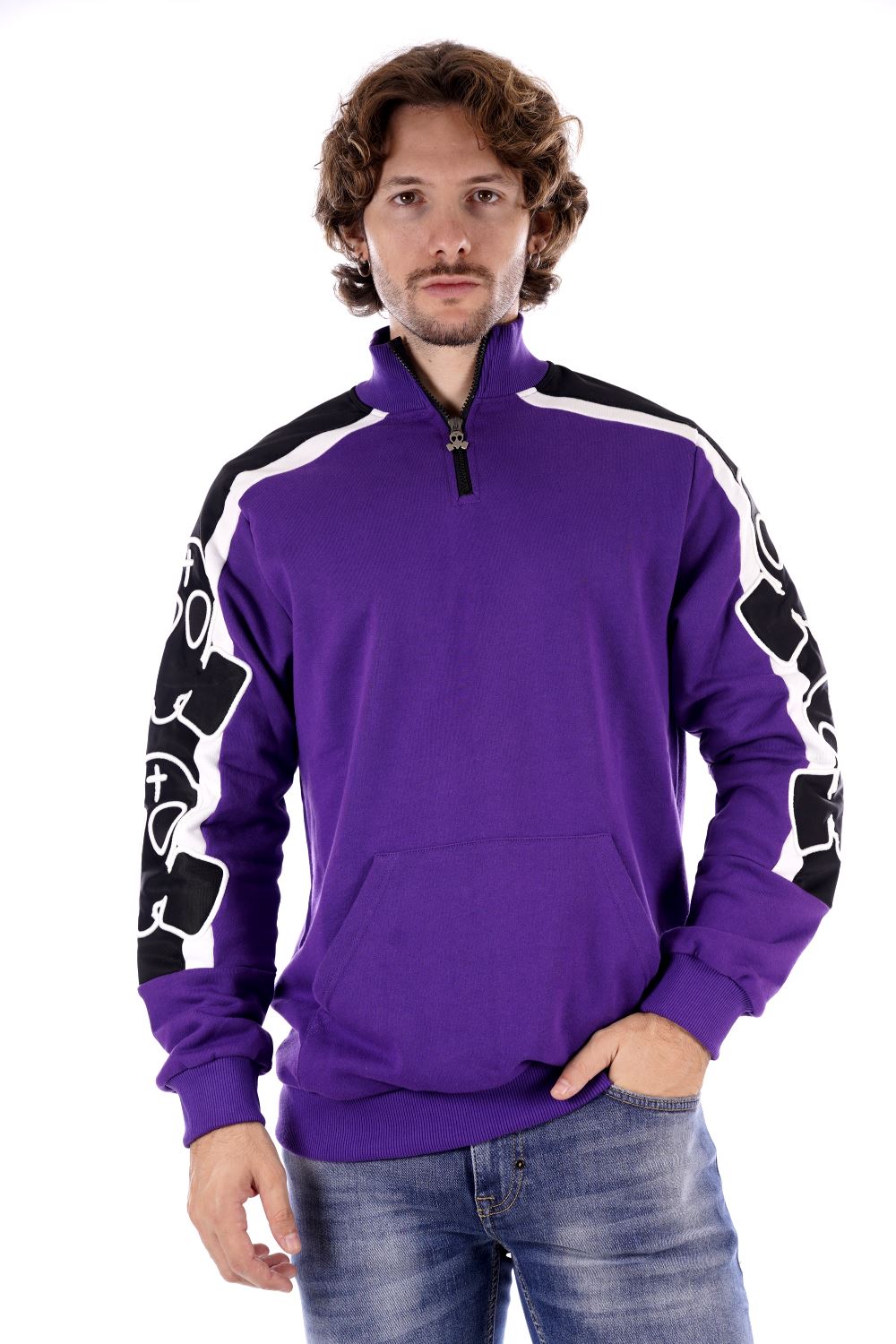 But Not Felpa Viola Da Uomo