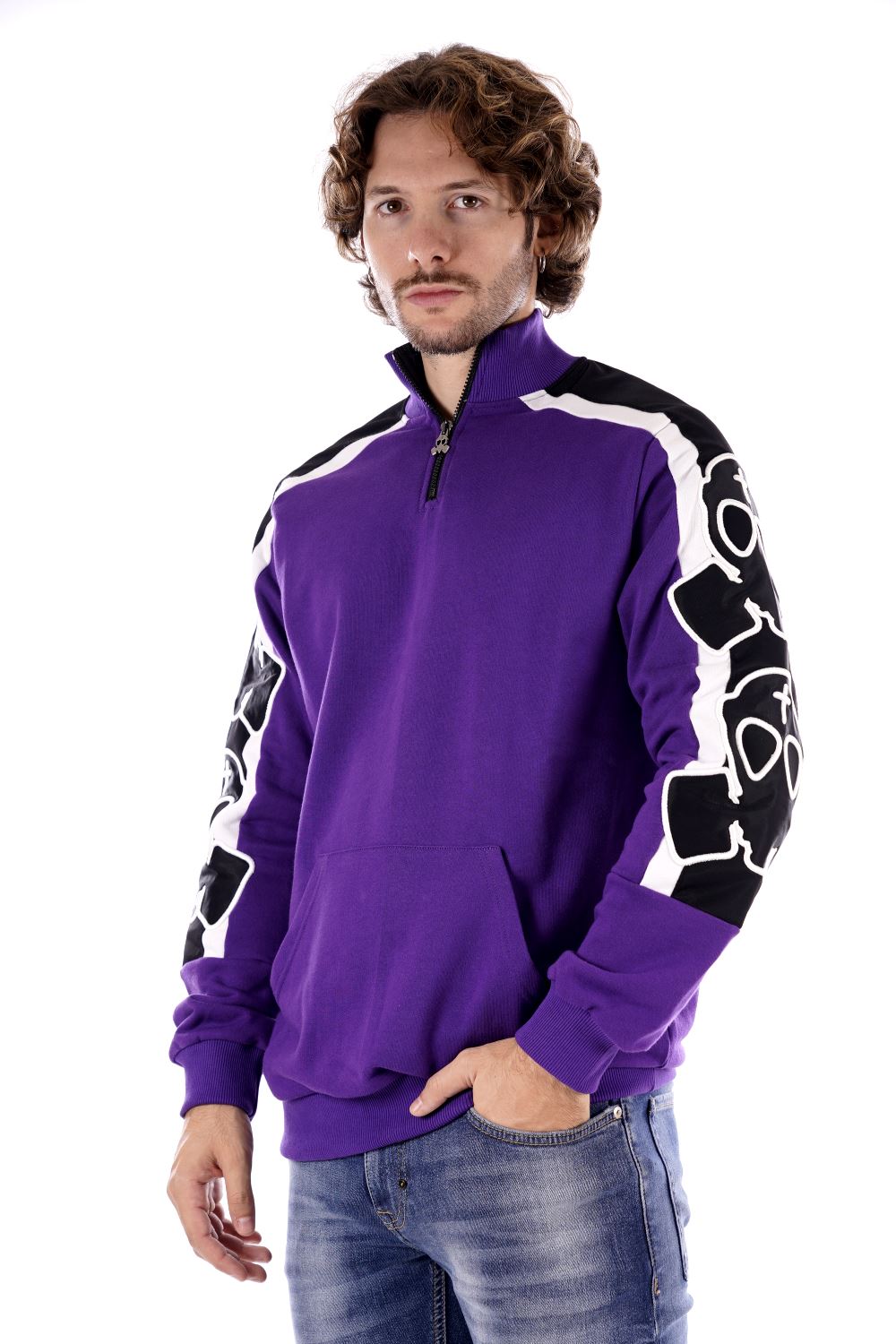 But Not Felpa Viola Da Uomo