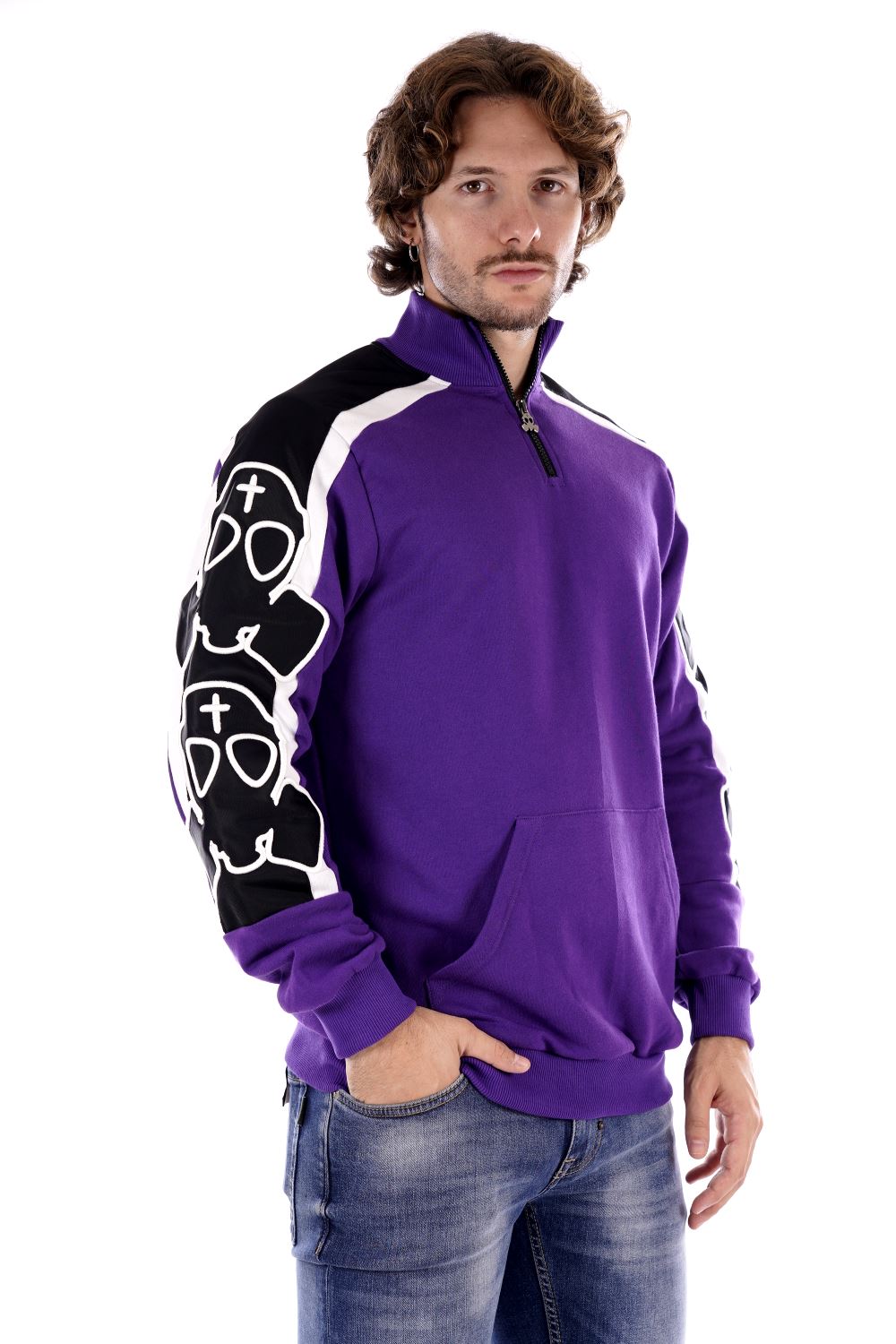 But Not Felpa Viola Da Uomo