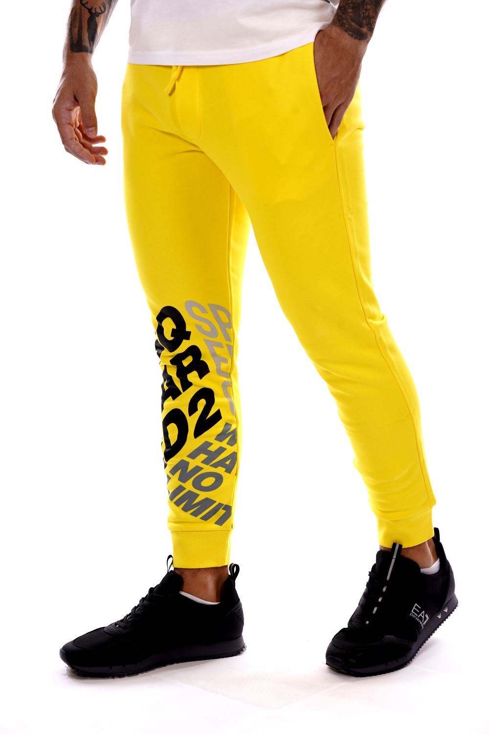 Dsquared2 Pantalone Giallo Da Ragazzo