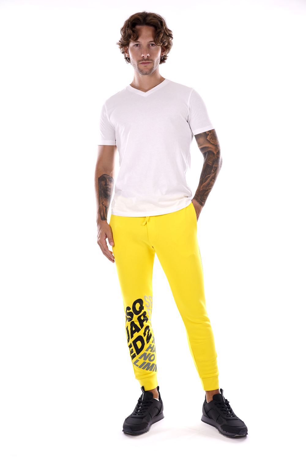 Dsquared2 Pantalone Giallo Da Ragazzo