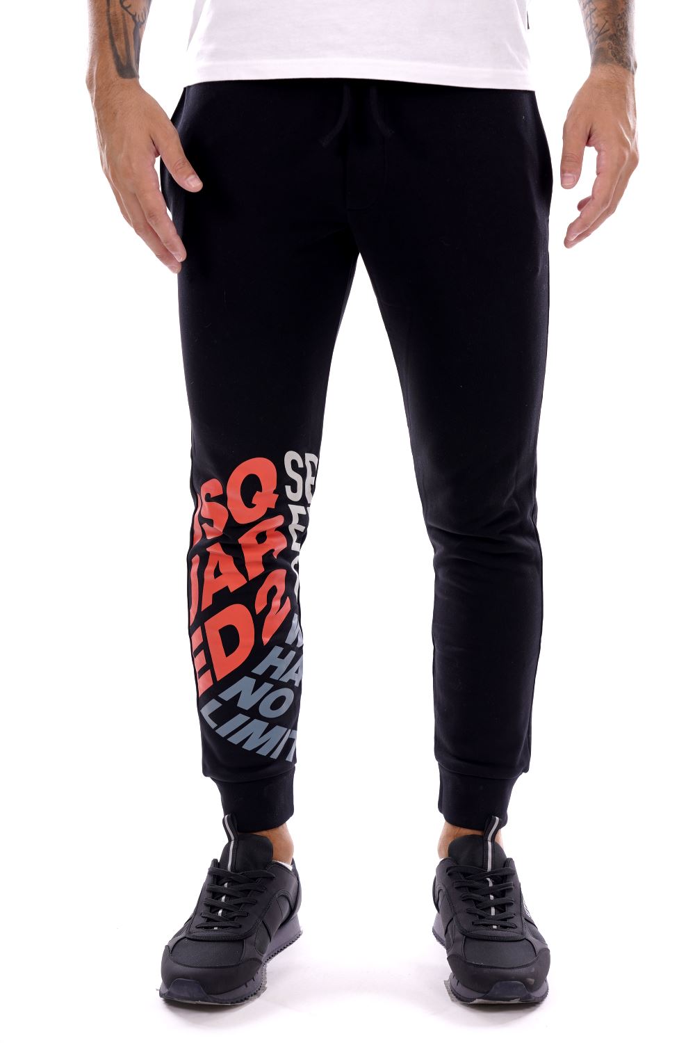 Dsquared2 Pantalone Nero Da Ragazzo
