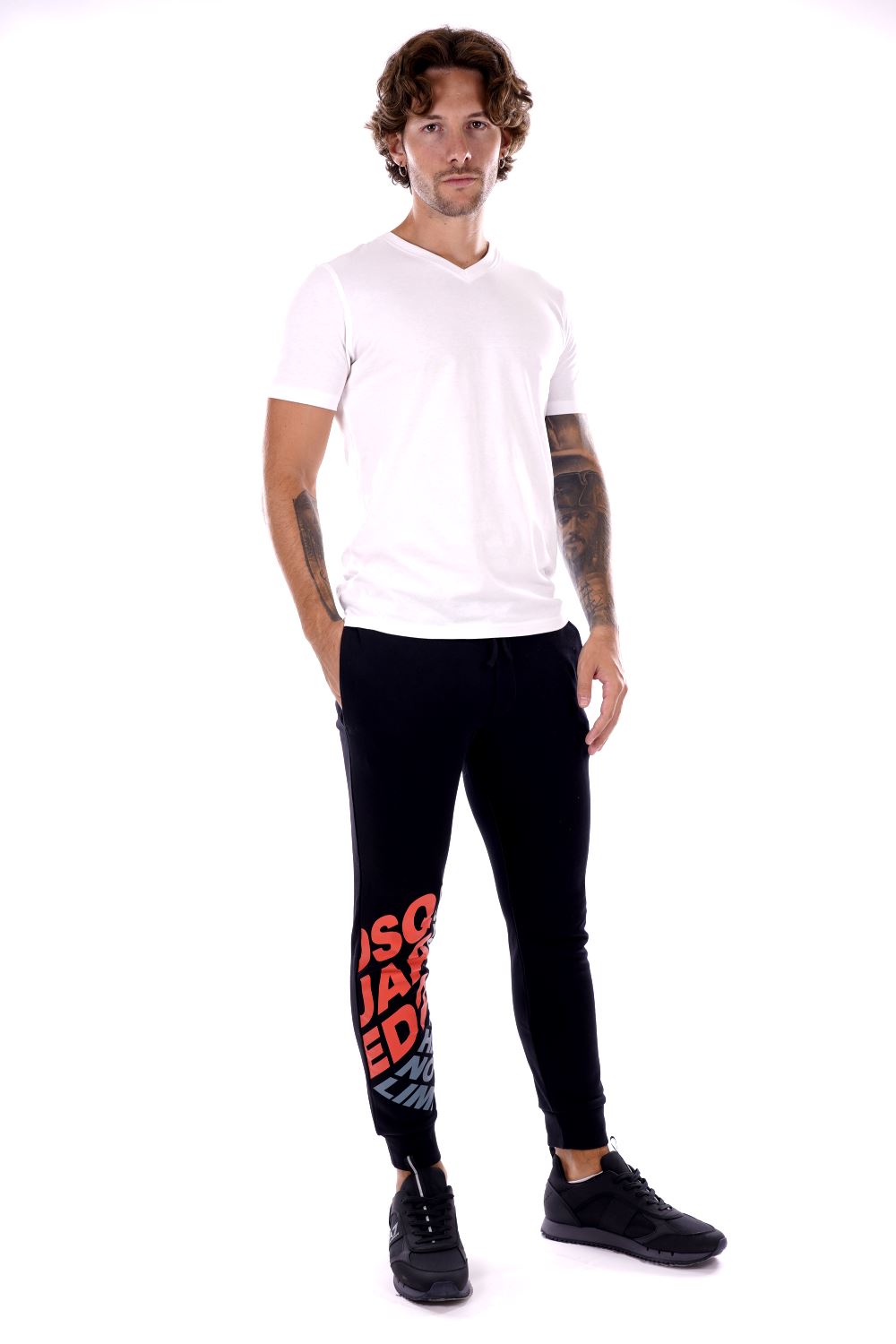 Dsquared2 Pantalone Nero Da Ragazzo