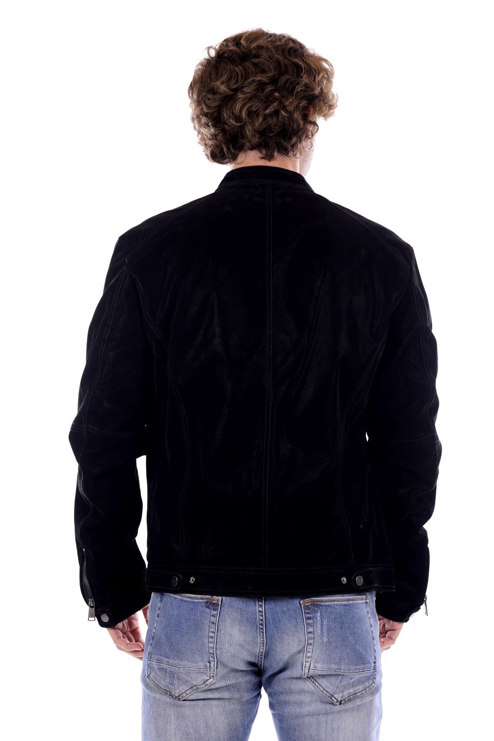 Gianni Lupo Giubbino Nero Da Uomo
