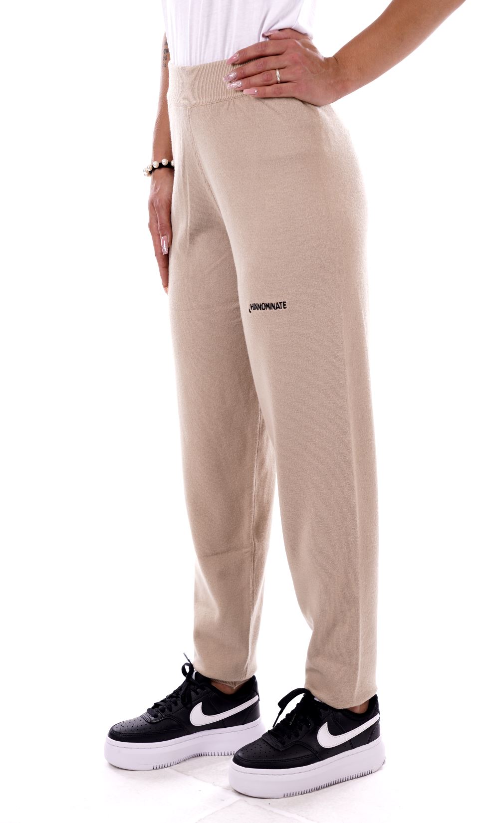 Hinnominate Pantalone Marrone Da Donna