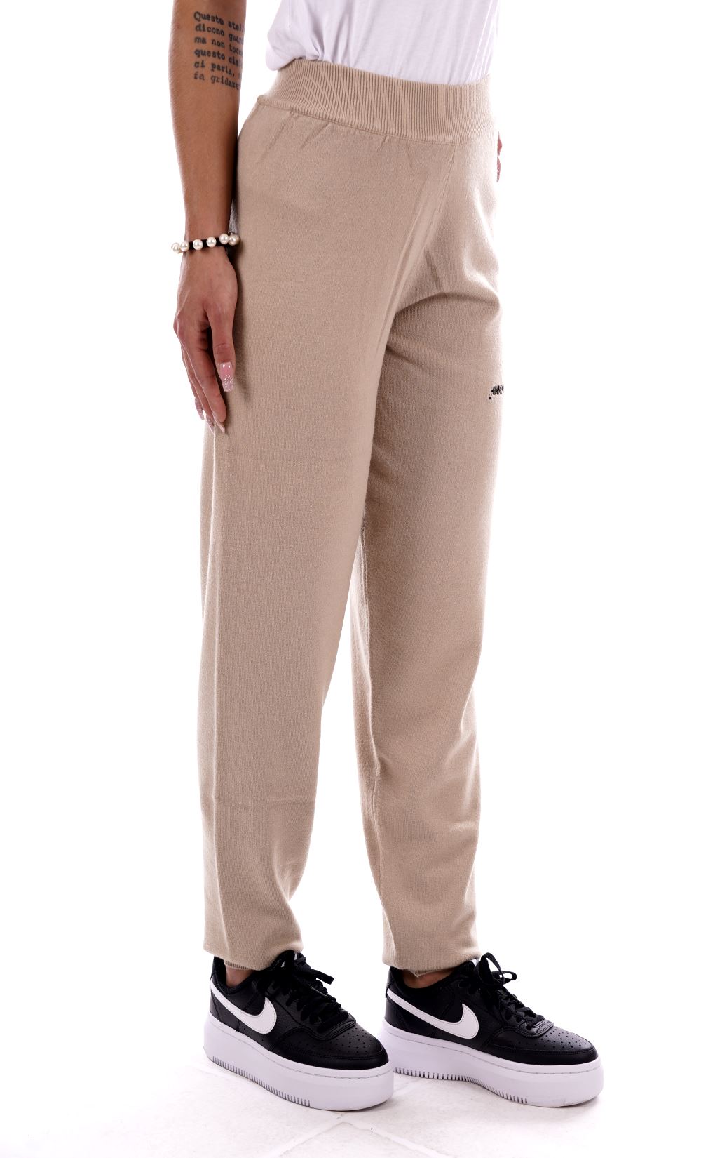 Hinnominate Pantalone Marrone Da Donna