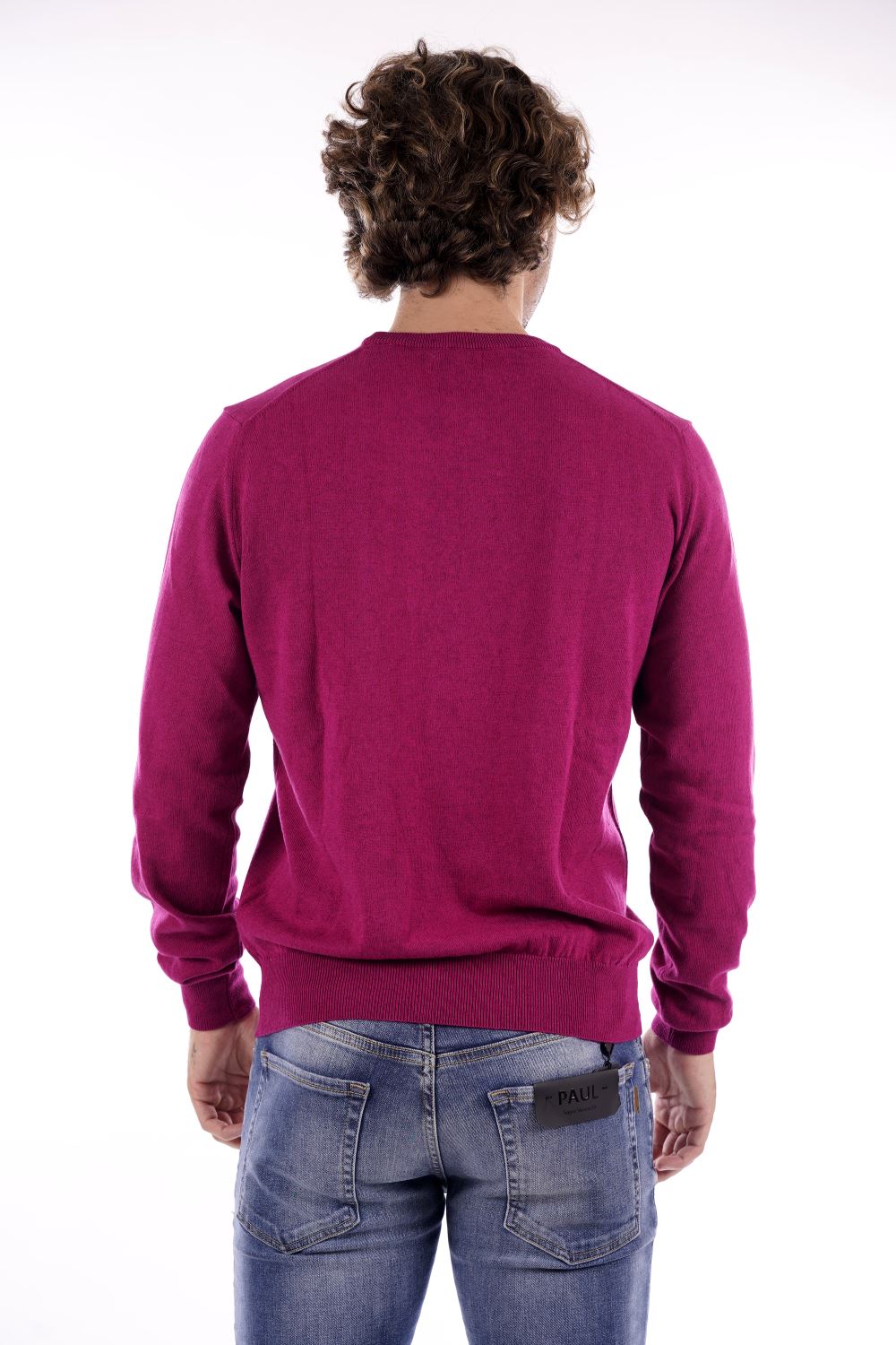 La Martina Maglione Bordeaux Da Uomo