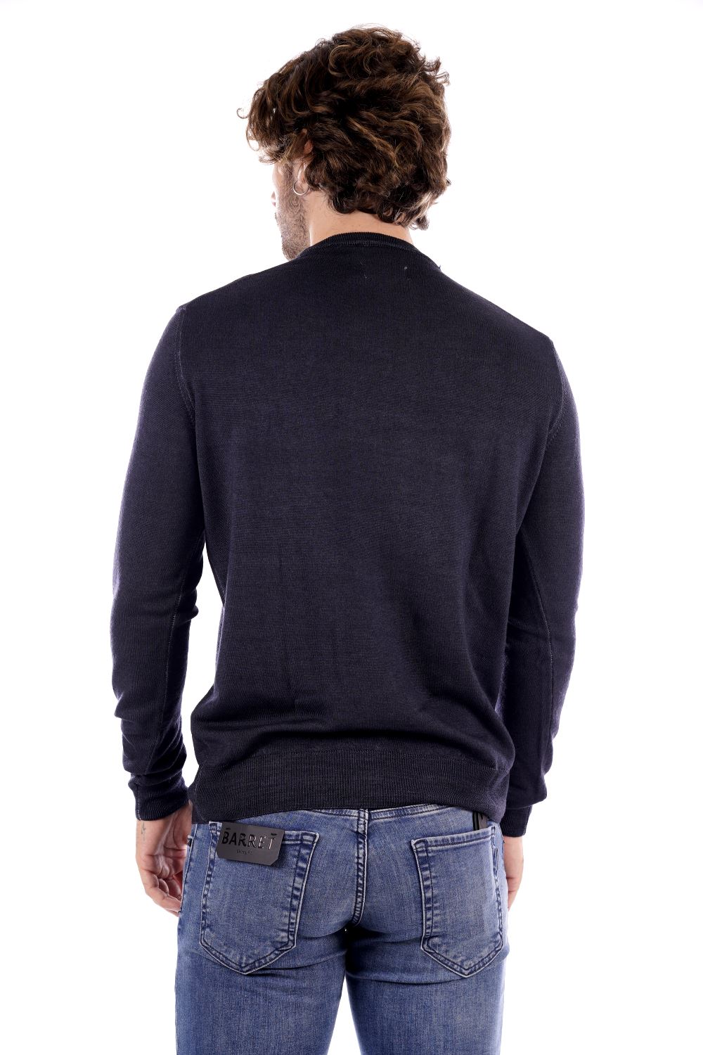 La Martina Maglione Blu Da Uomo