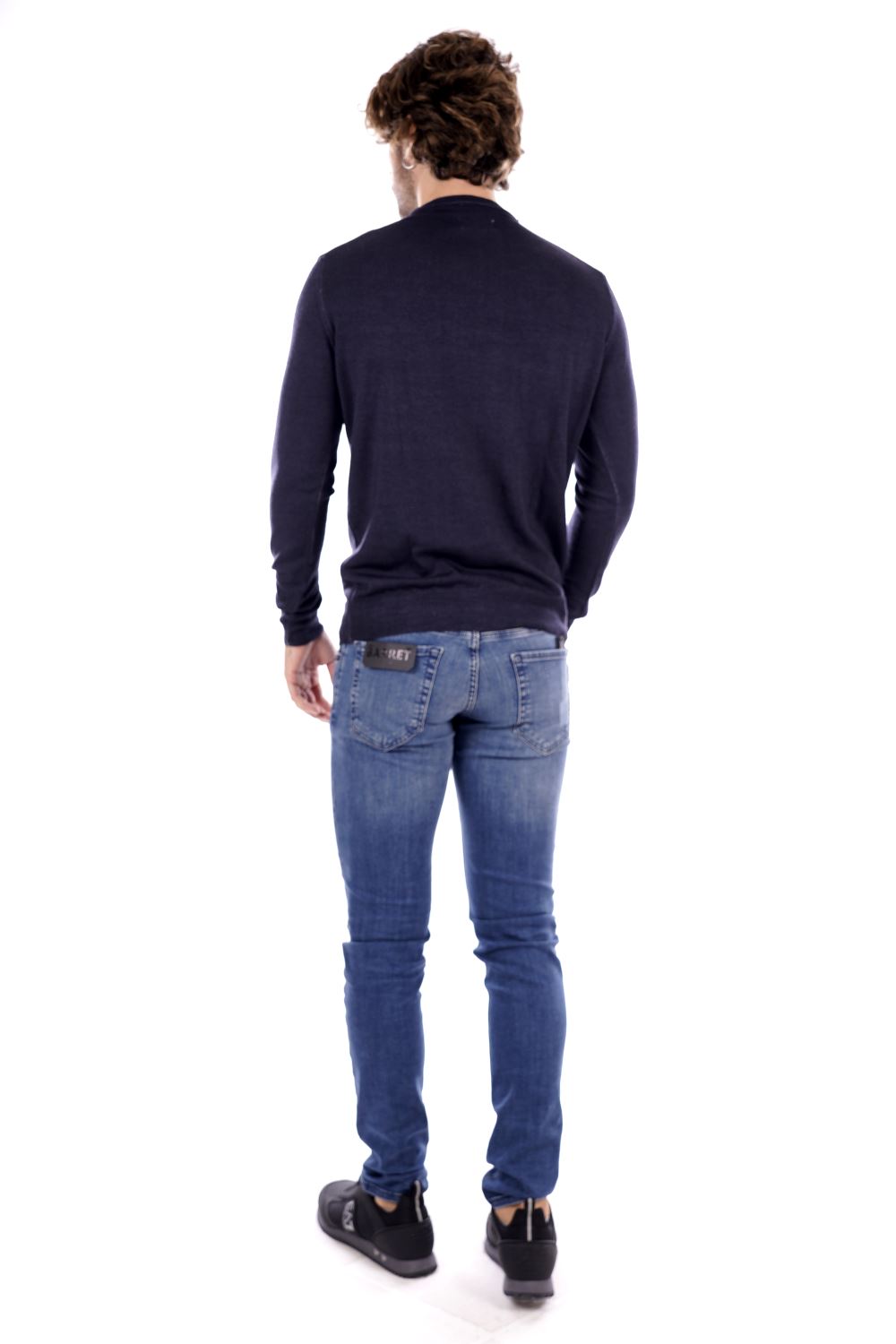 La Martina Maglione Blu Da Uomo