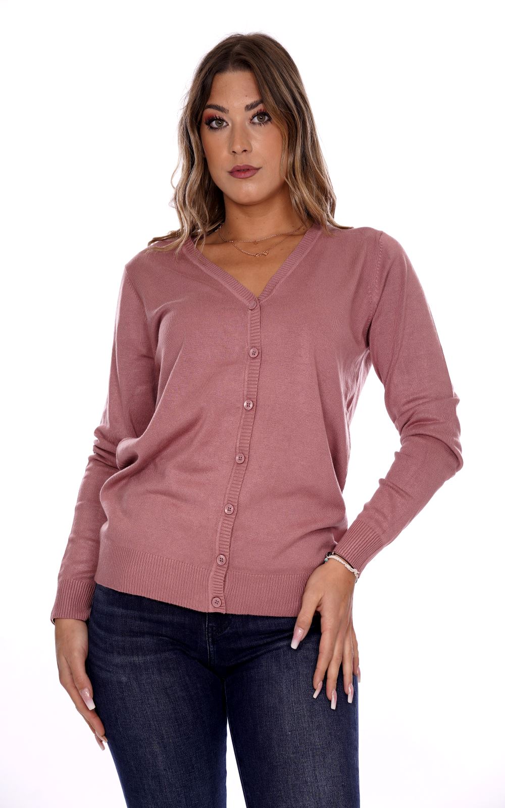 Lizalù Maglione Rosa Da Donna