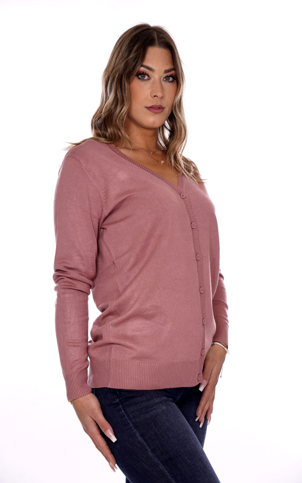 Lizalù Maglione Rosa Da Donna