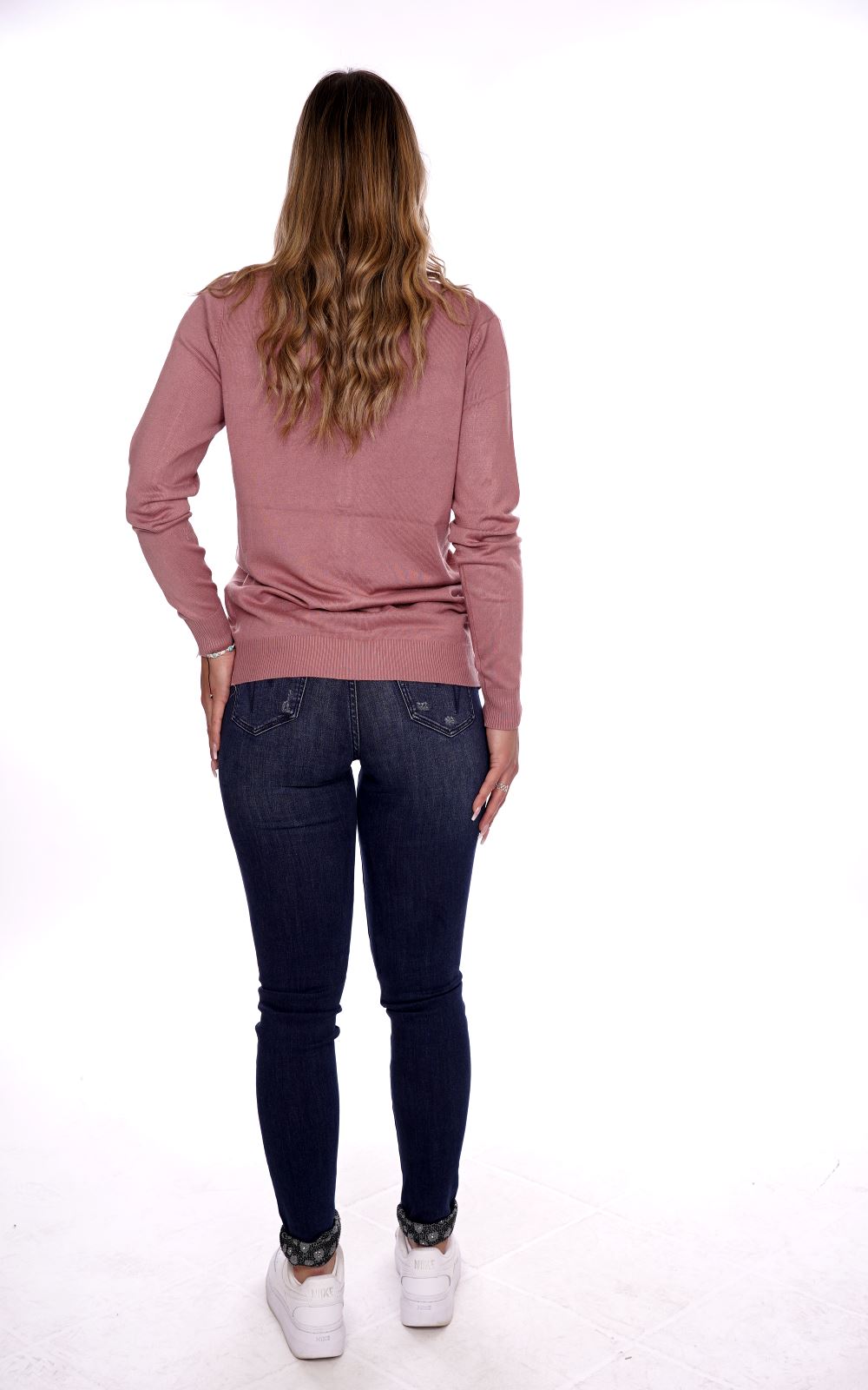 Lizalù Maglione Rosa Da Donna