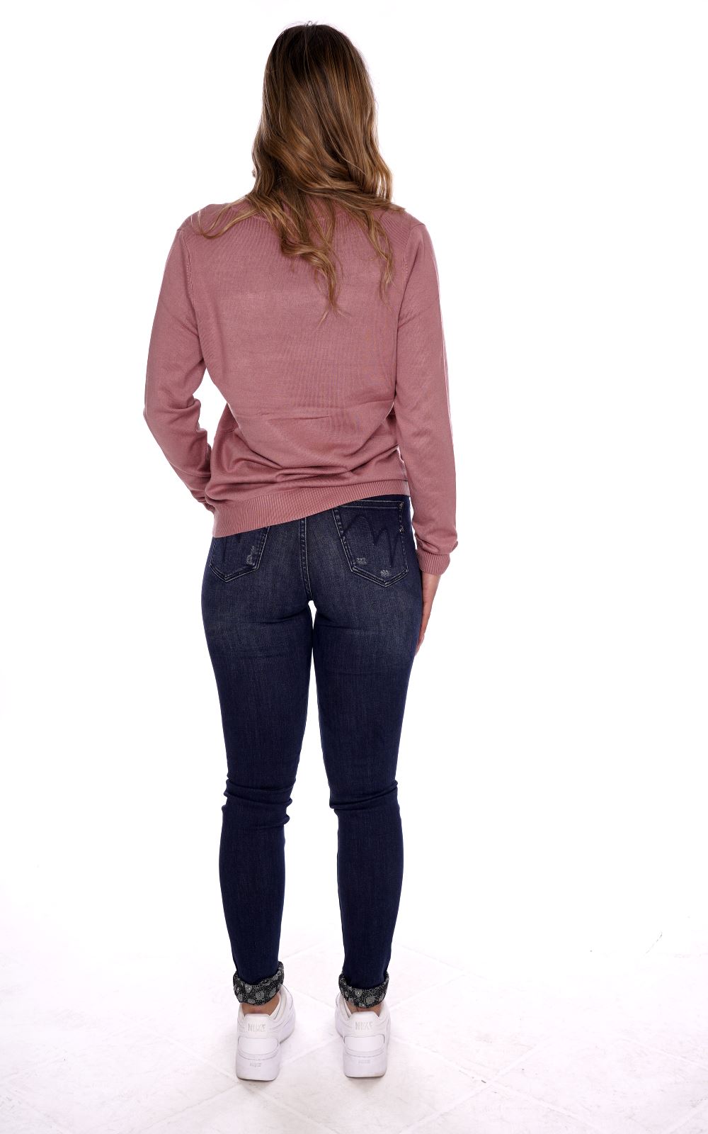 Lizalu Maglione Rosa Da Donna