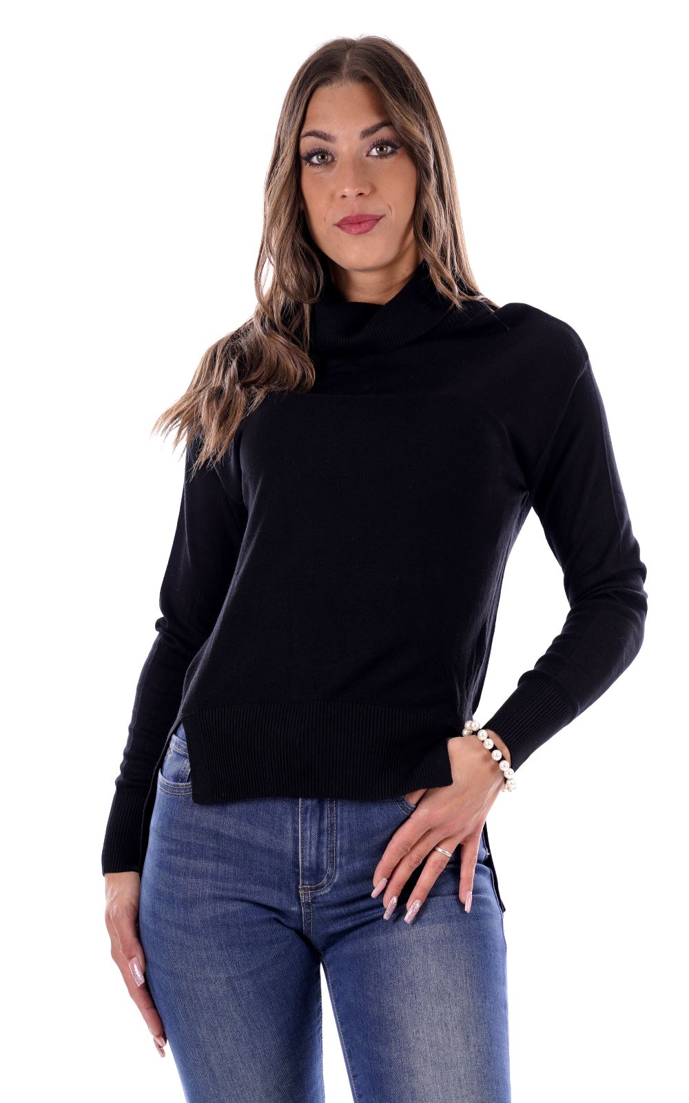 Mark Uo Maglione Nero Da Donna