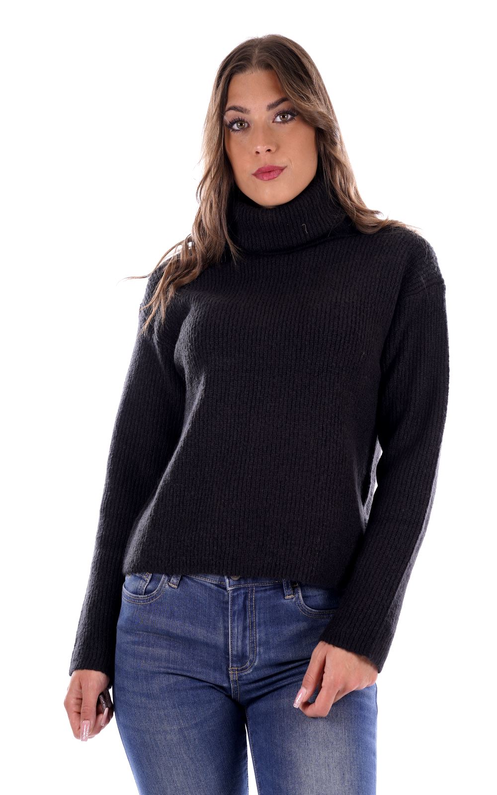 Mark Up Maglione Nero Da Donna