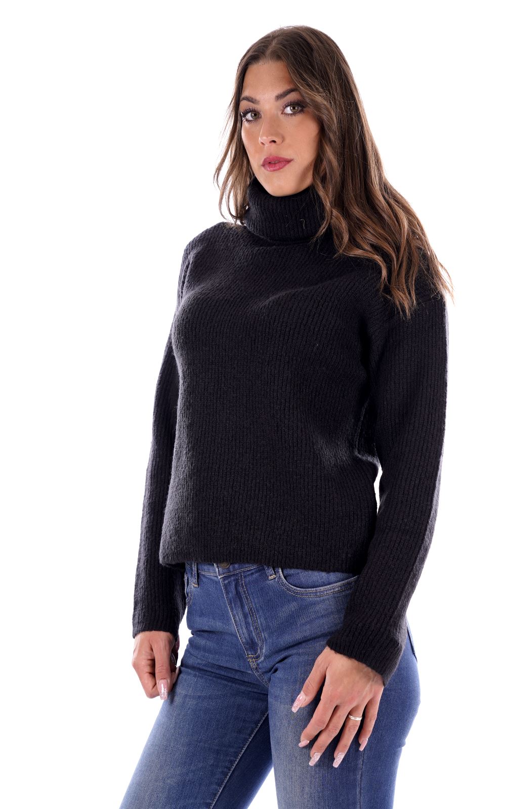 Mark Up Maglione Nero Da Donna