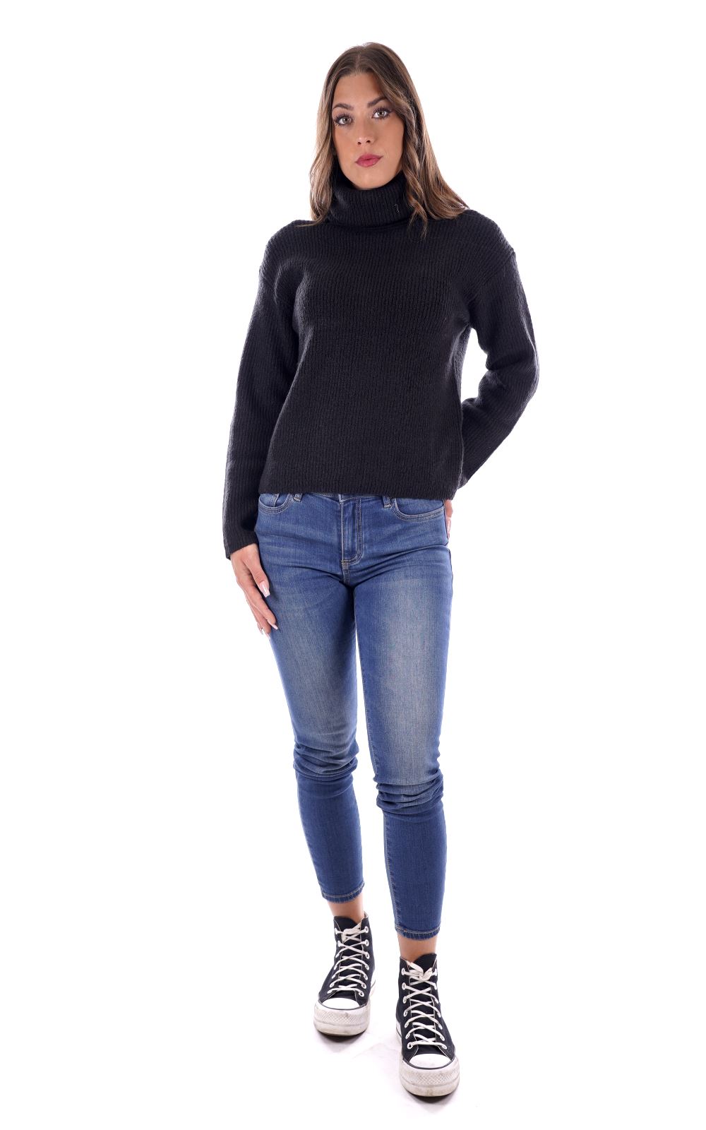 Mark Up Maglione Nero Da Donna
