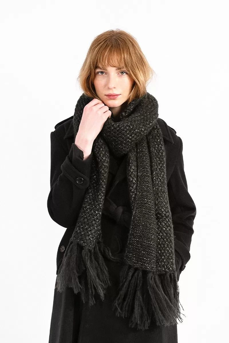 Molly Bracken Sciarpa Nera Da Donna