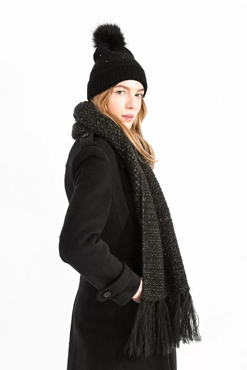 Molly Bracken Sciarpa Nera Da Donna