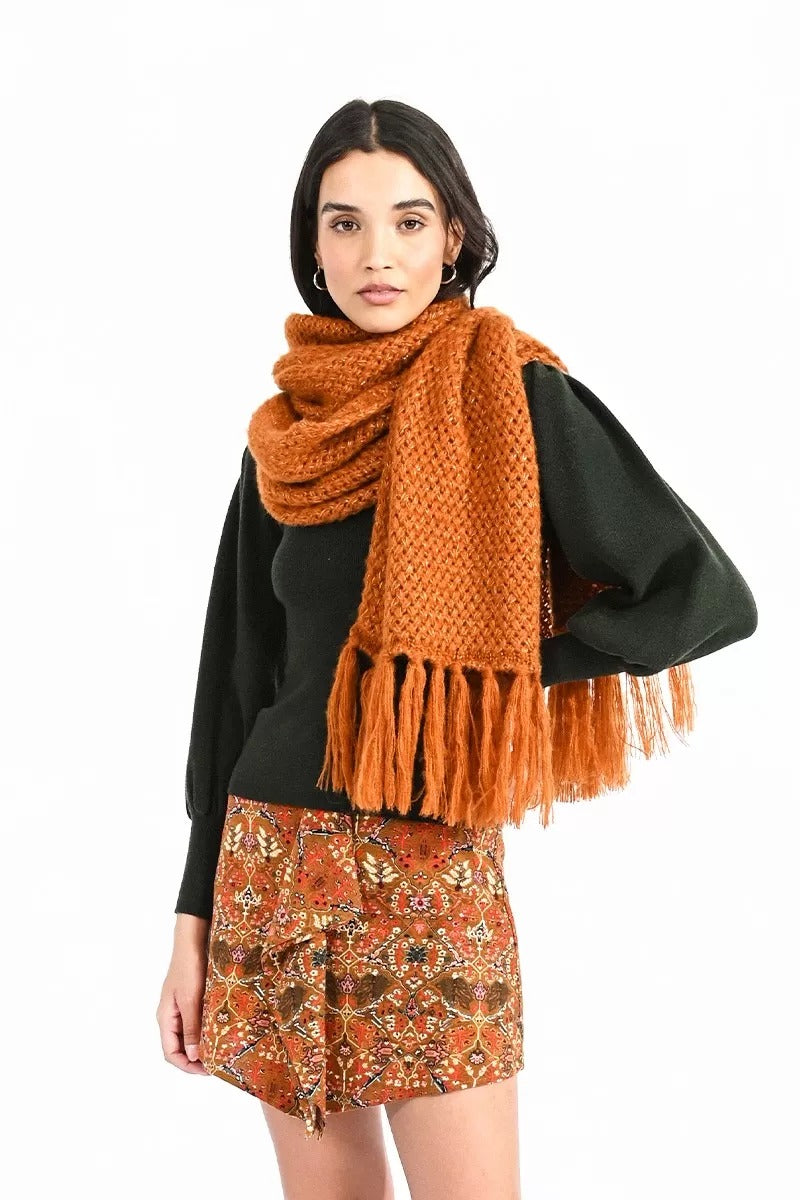 Molly Bracken Sciarpa Marrone Da Donna