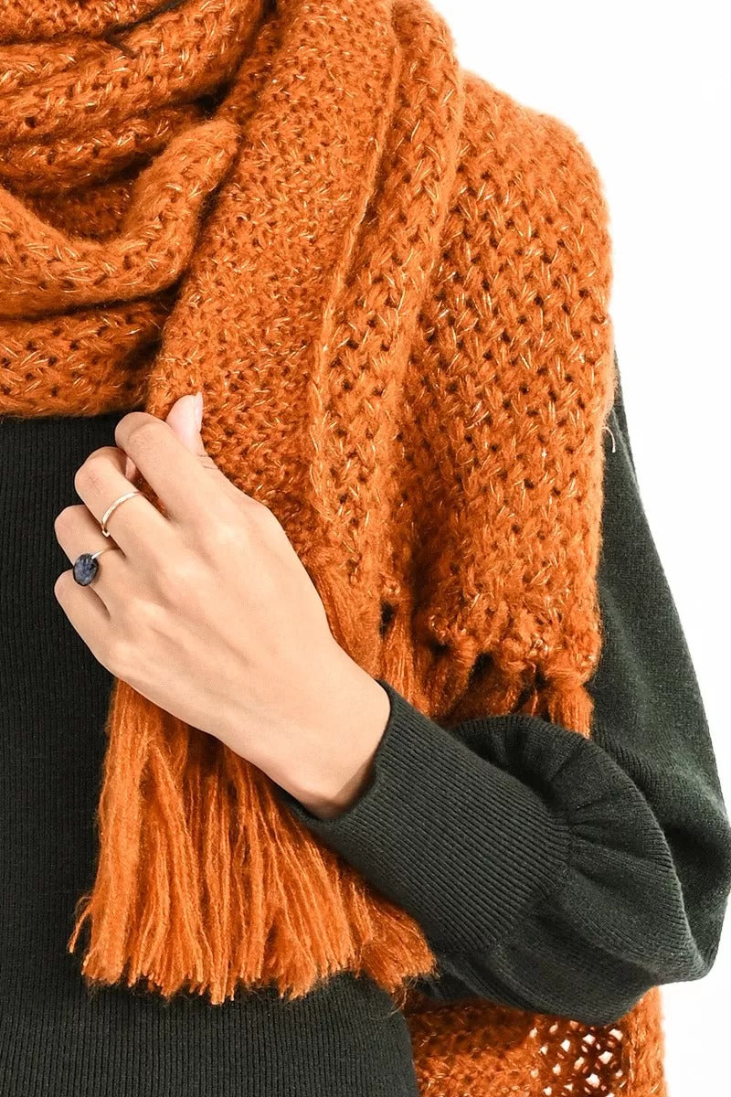 Molly Bracken Sciarpa Marrone Da Donna