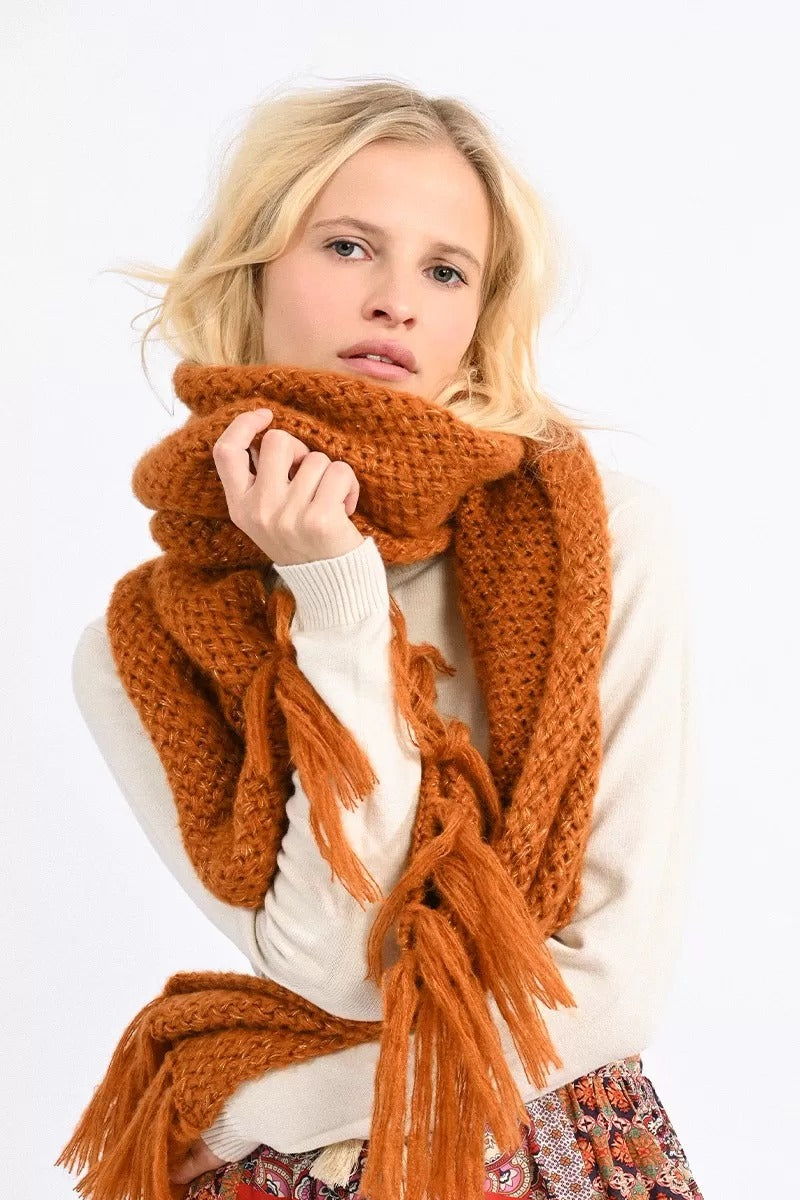 Molly Bracken Sciarpa Marrone Da Donna