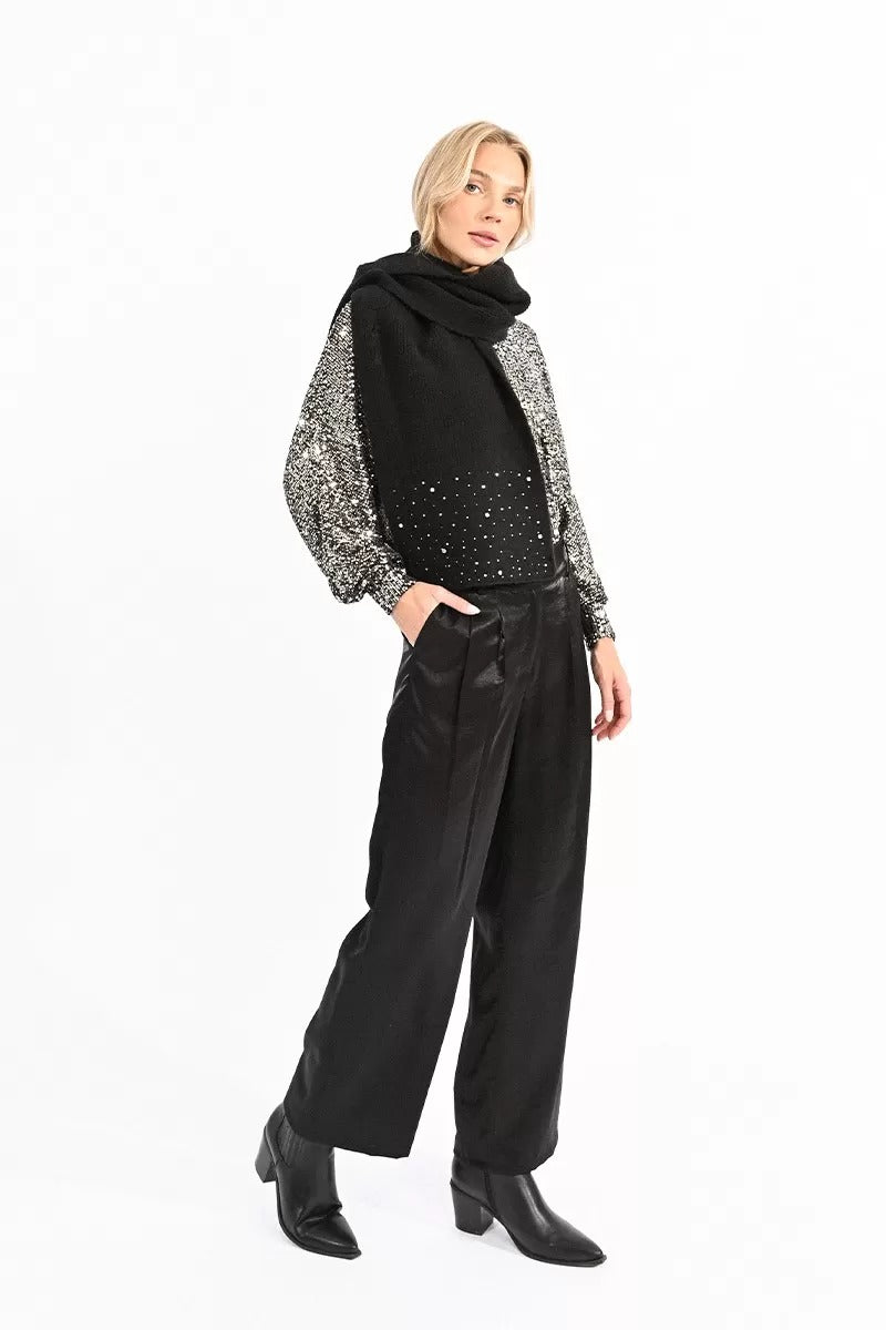 Molly Bracken Sciarpa Nera Da Donna