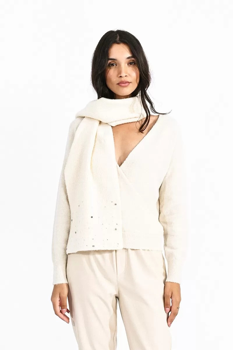 Molly Bracken Sciarpa Panna Da Donna