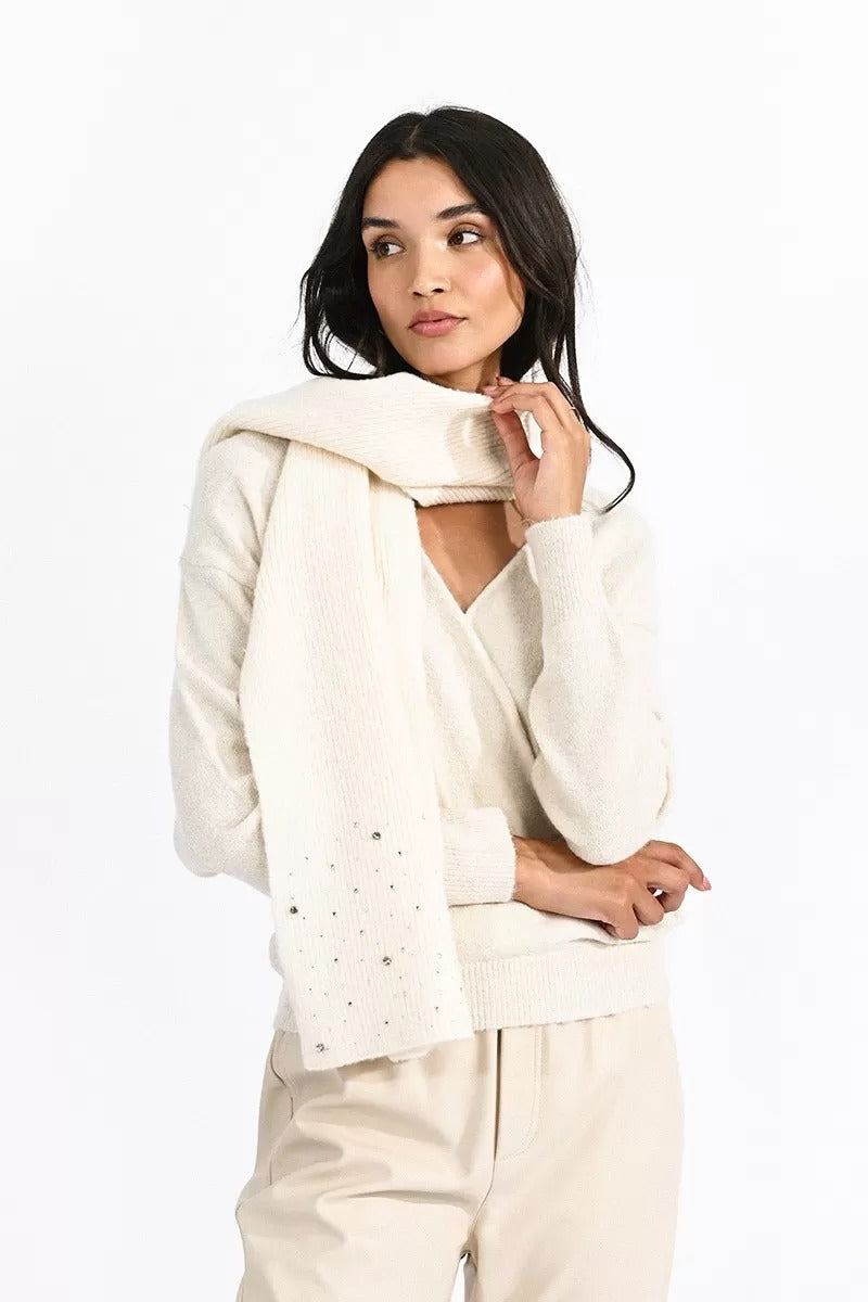 Molly Bracken Sciarpa Panna Da Donna