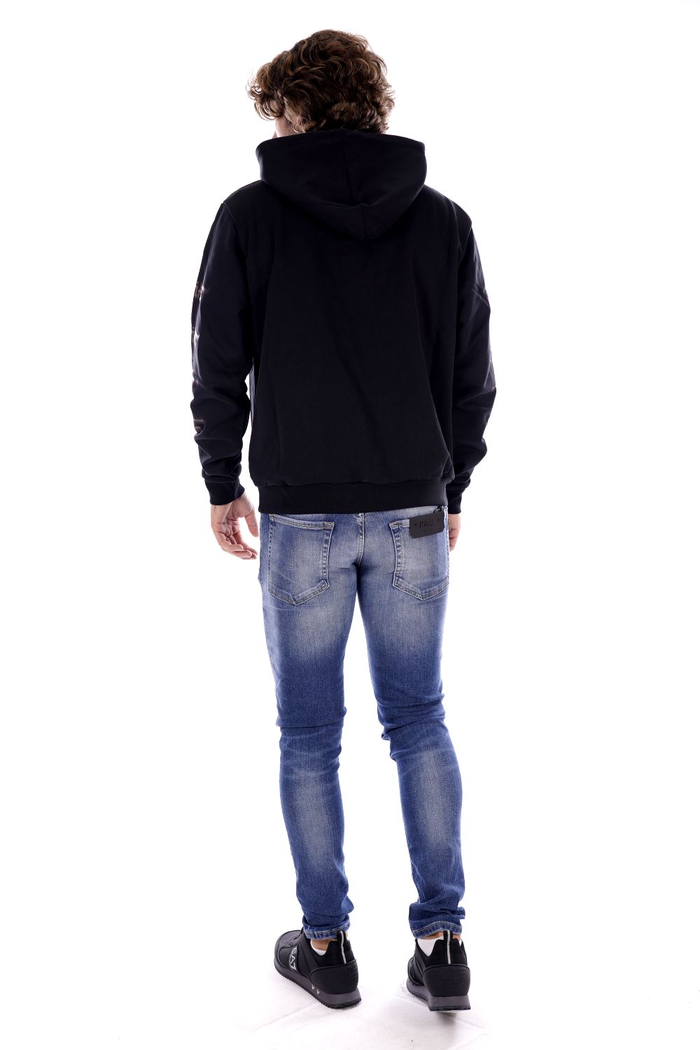 Phobia Felpa Nera Da Uomo