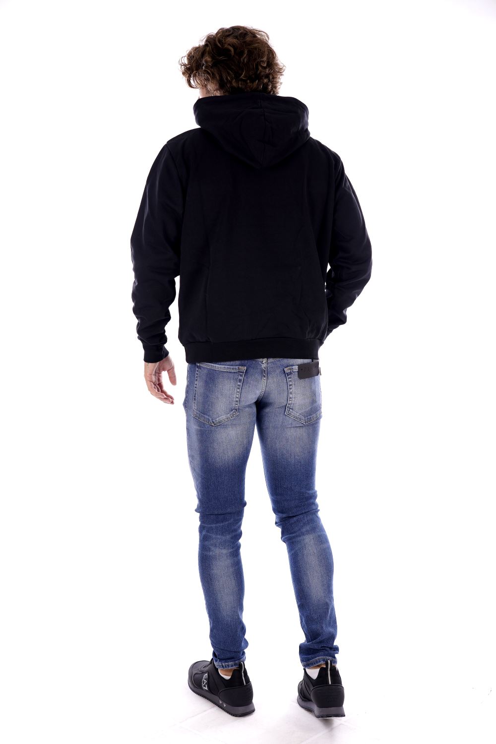 Phobia Felpa Nera Da Uomo