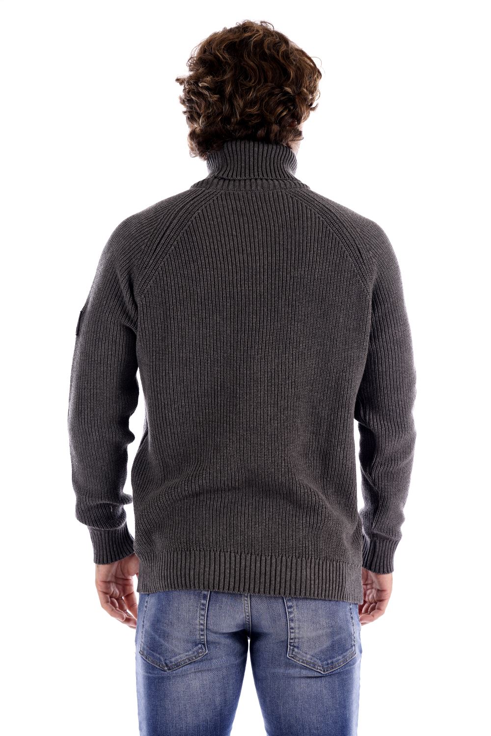 Suns Maglione Grigio Da Uomo