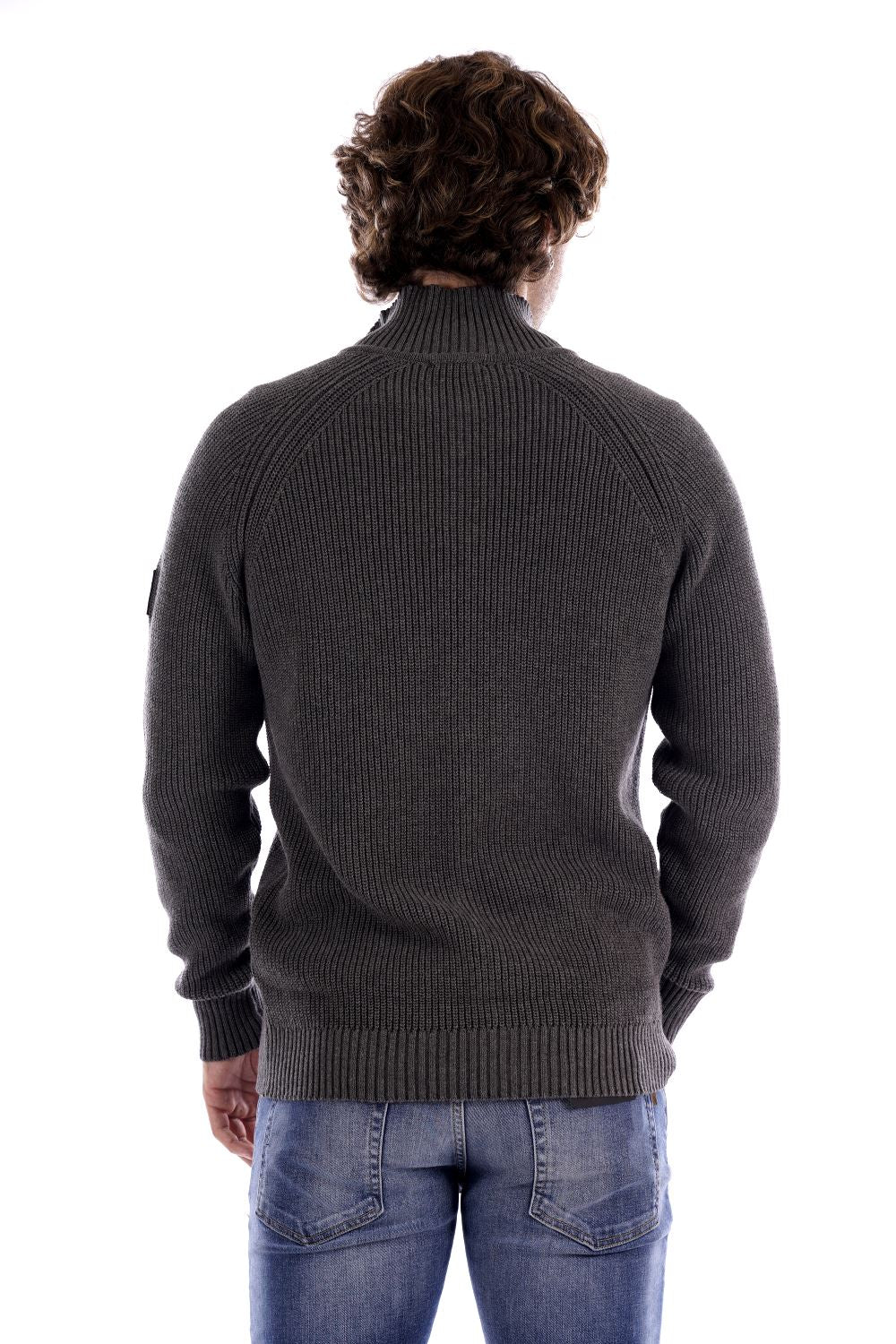 Suns Maglione Grigio Da Uomo
